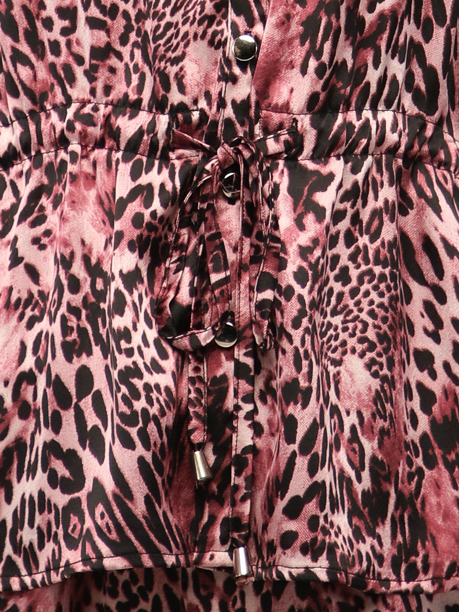 Cobra Wine Drawstring Waist Co-ord Set
