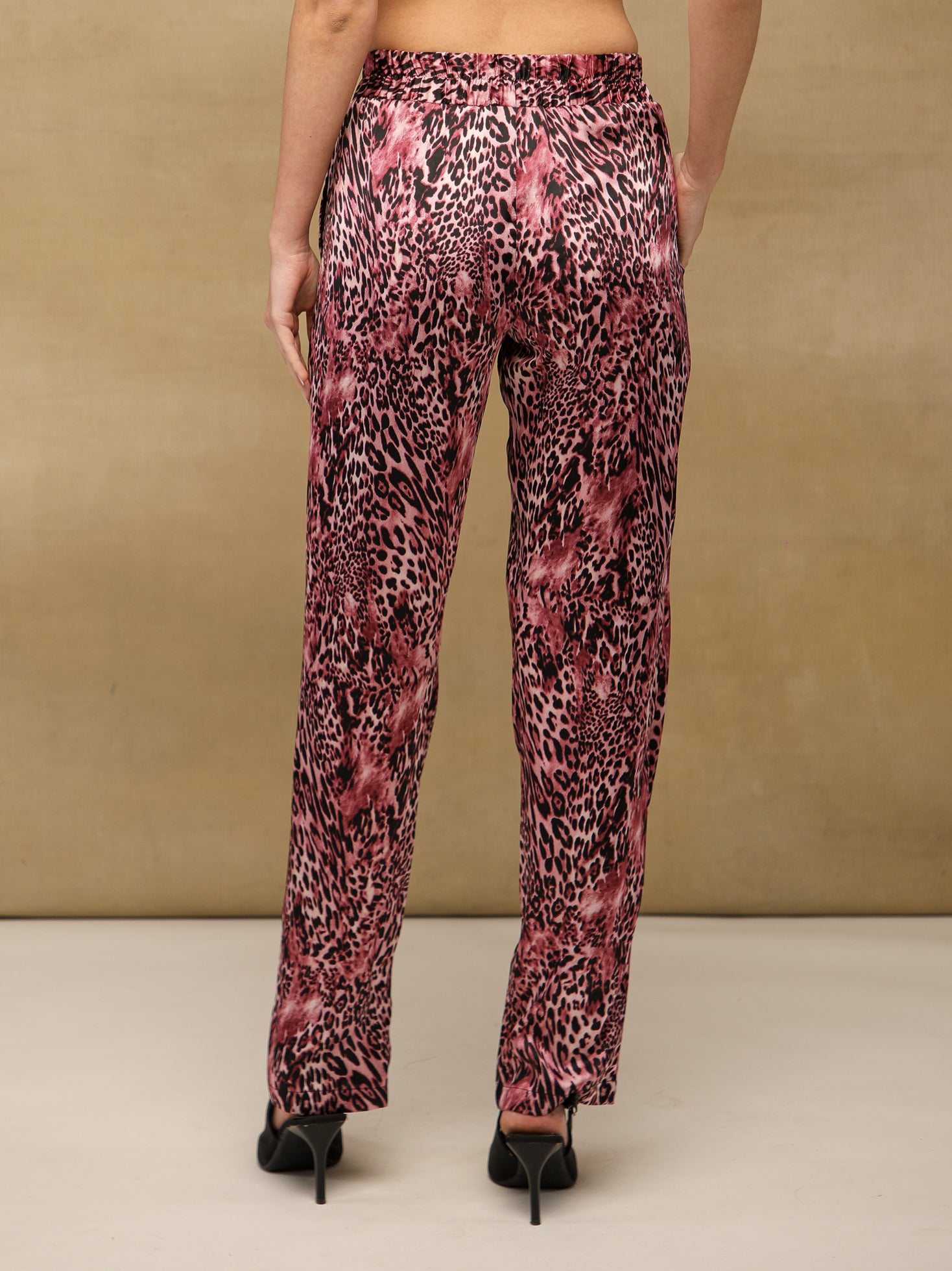 Cobra Wine Drawstring Waist Co-ord Set