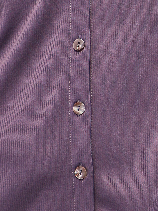 Lilac Self Stripe Shirt
