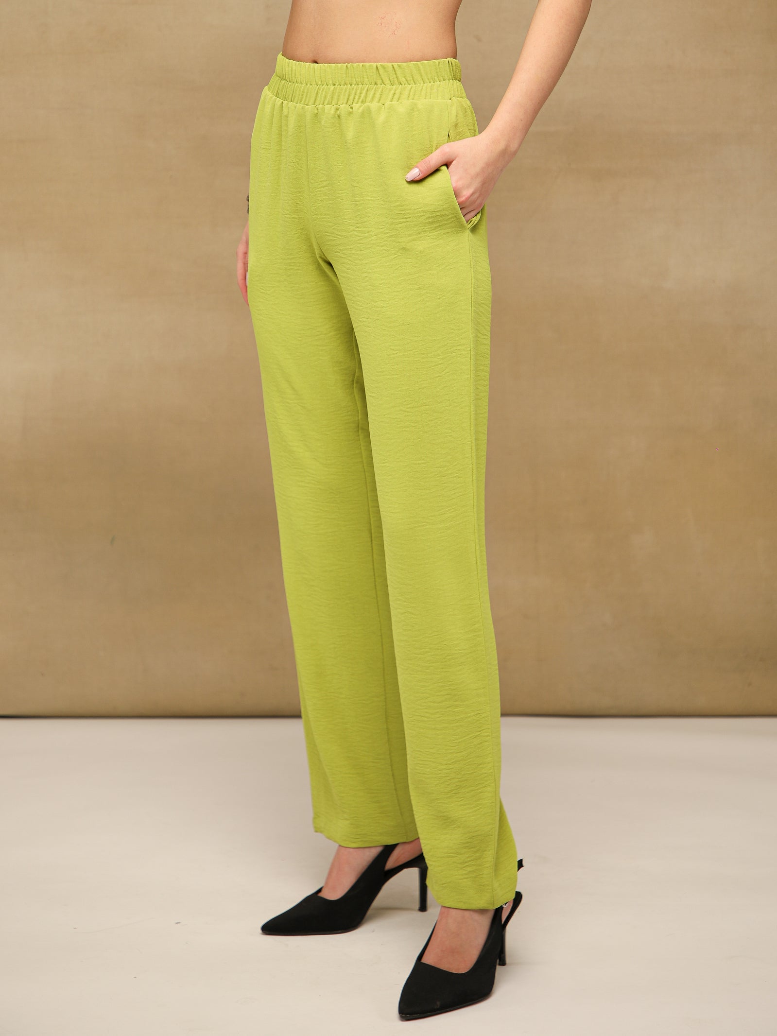 Tie Up Lime Green Co-ord Set