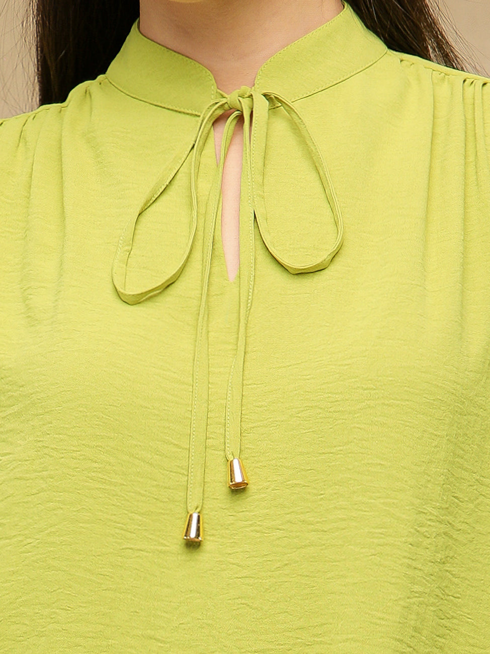Tie Up Lime Green Co-ord Set