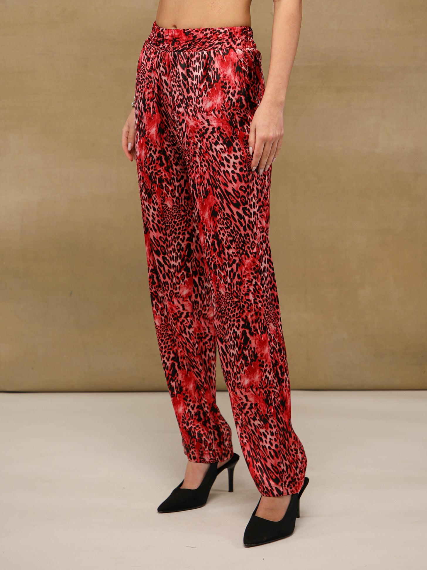 Cobra Crimson Drawstring Waist Co-ord Set