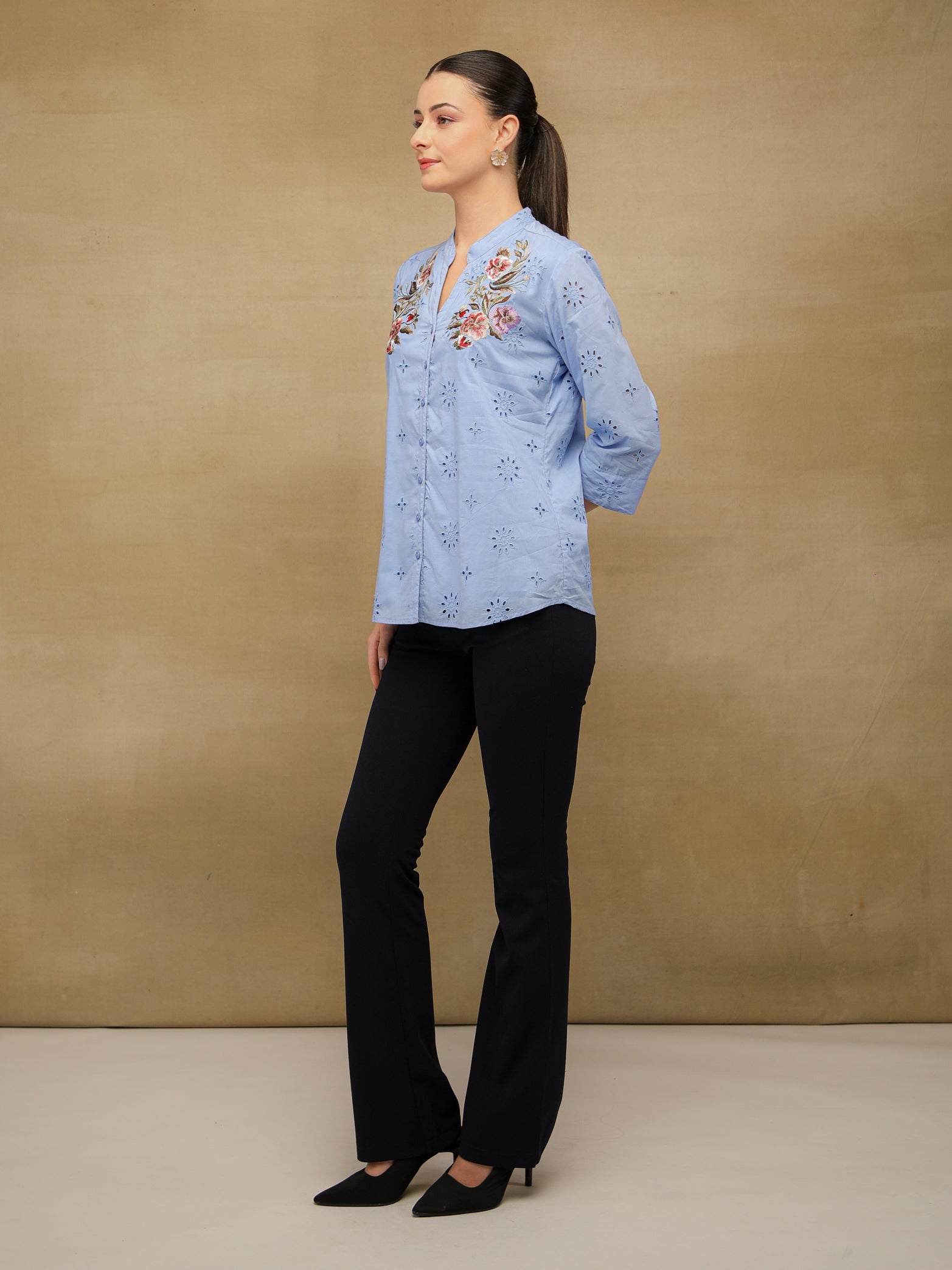 Bluebell Embroidered Shirt