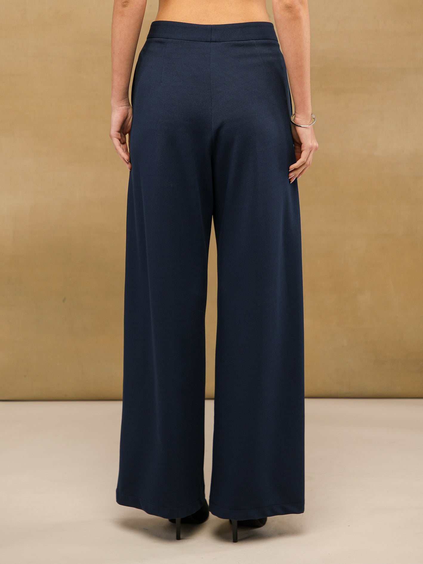Navy Tailored Trousers