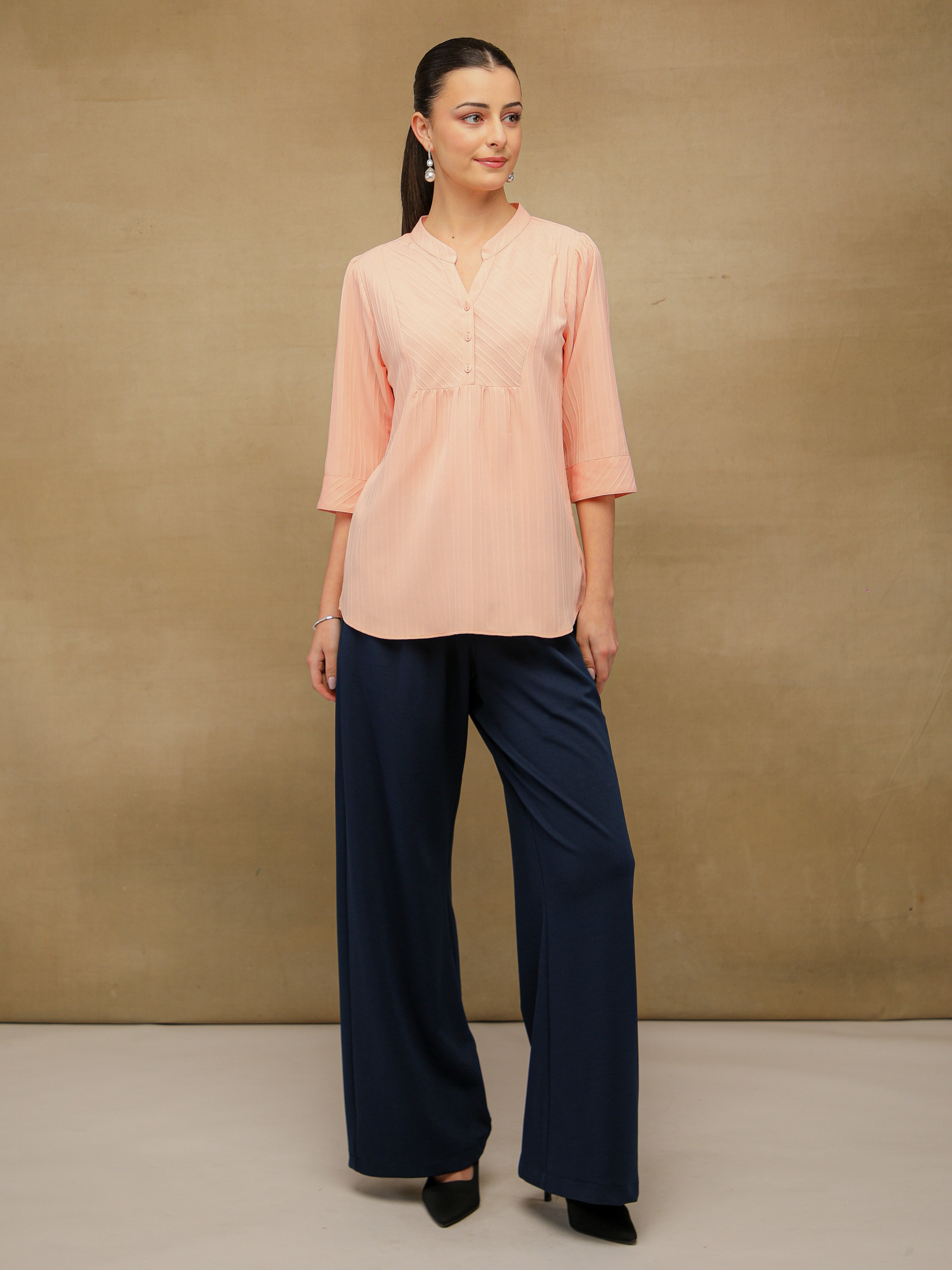 Front Yoke Peach Top