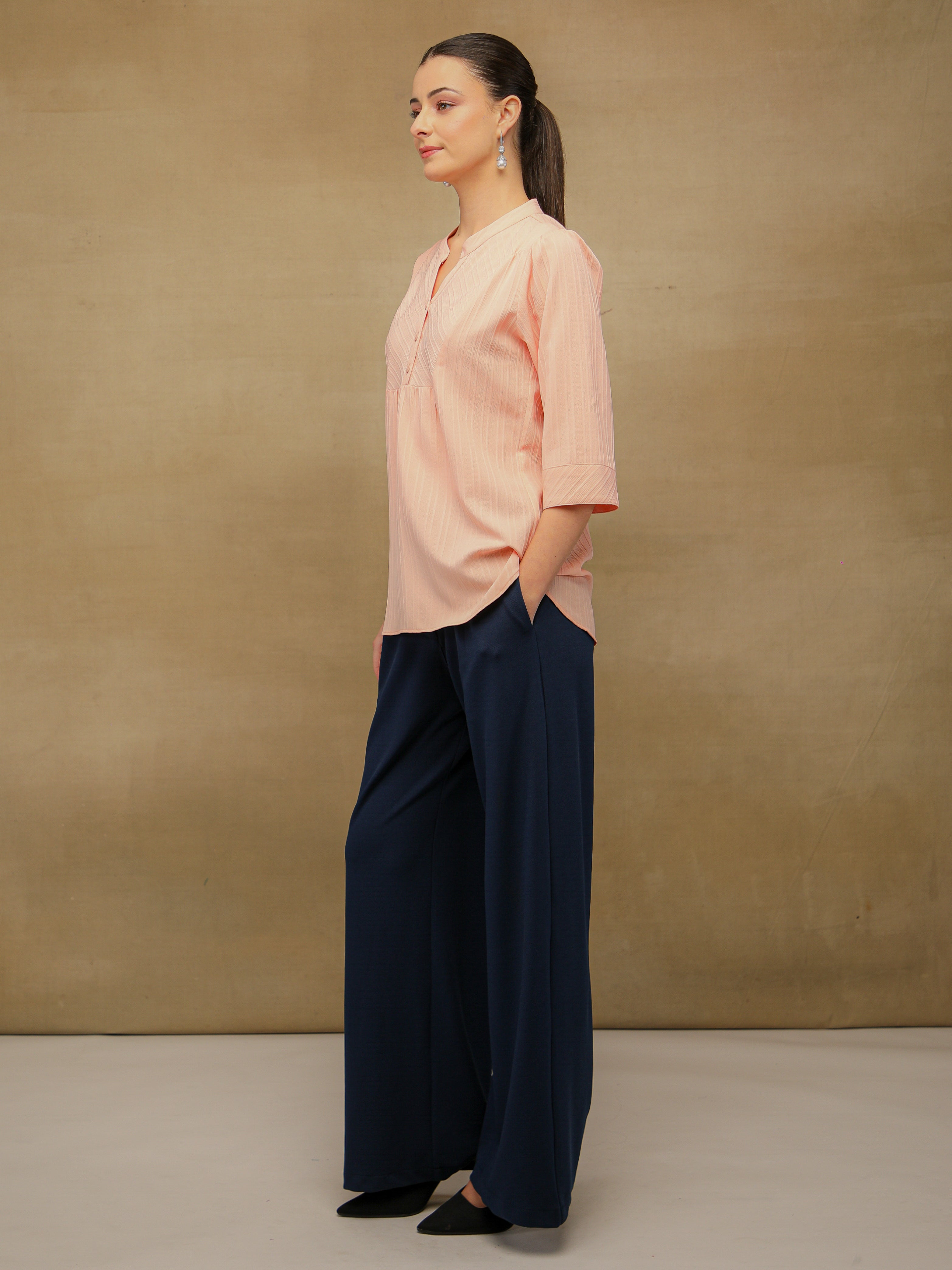 Front Yoke Peach Top