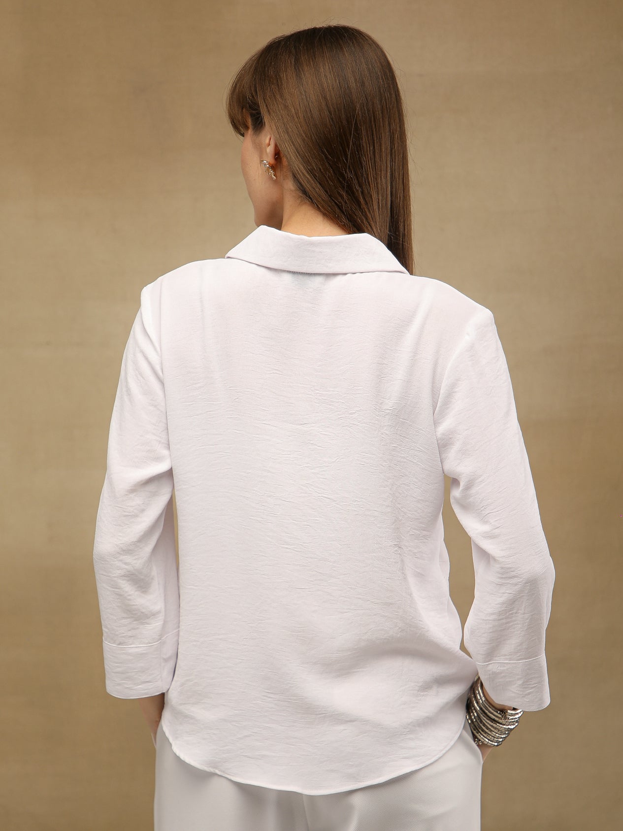 Tailored Dart White Shirt