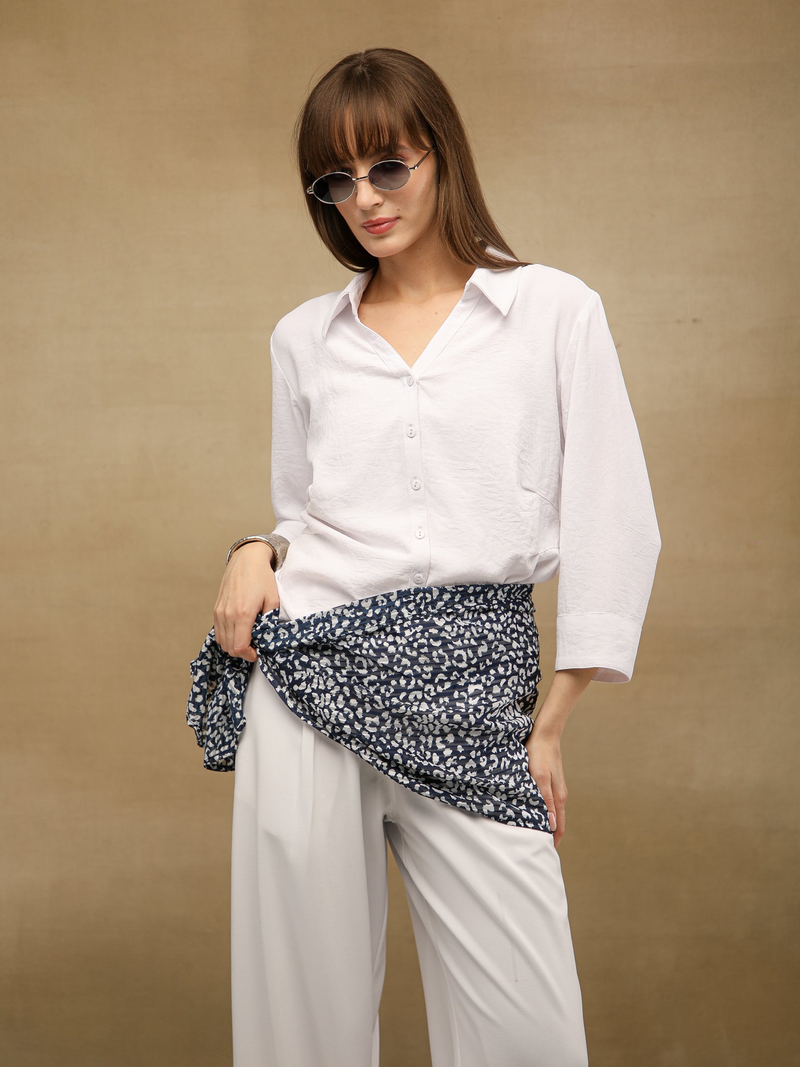Tailored Dart White Shirt
