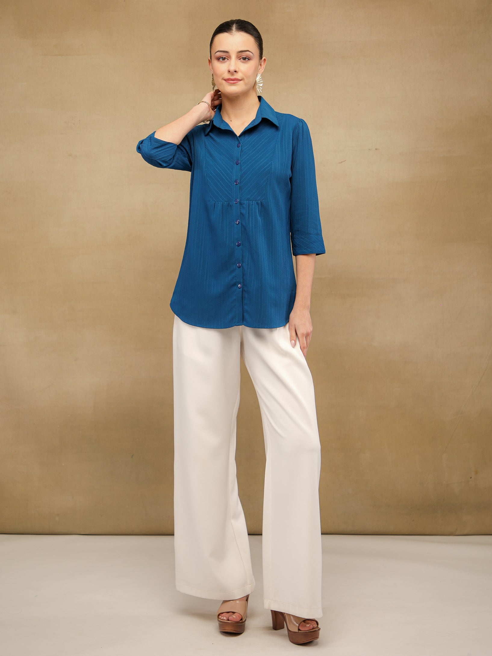 Front Yoke Cobalt Blue Top
