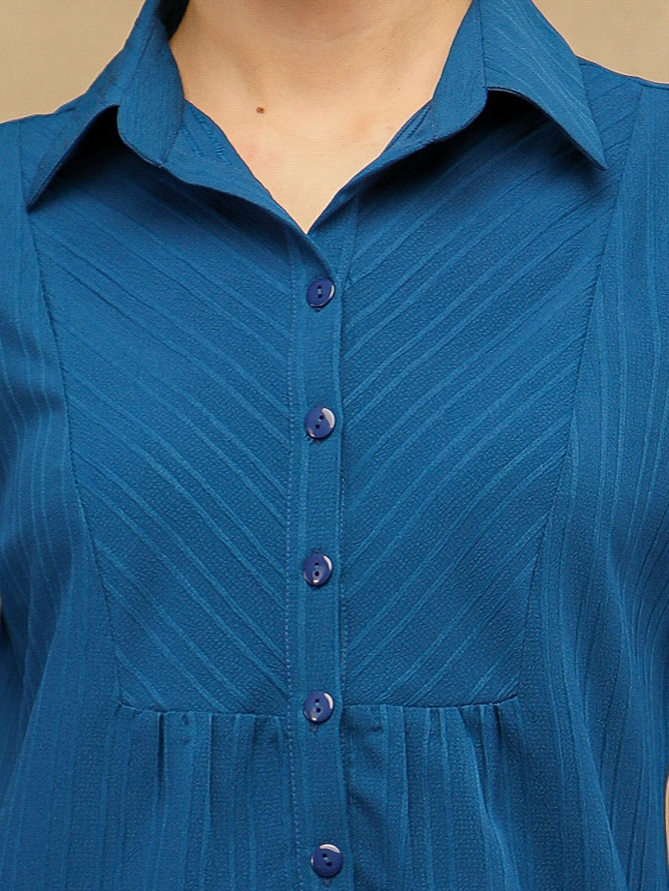 Front Yoke Cobalt Blue Top