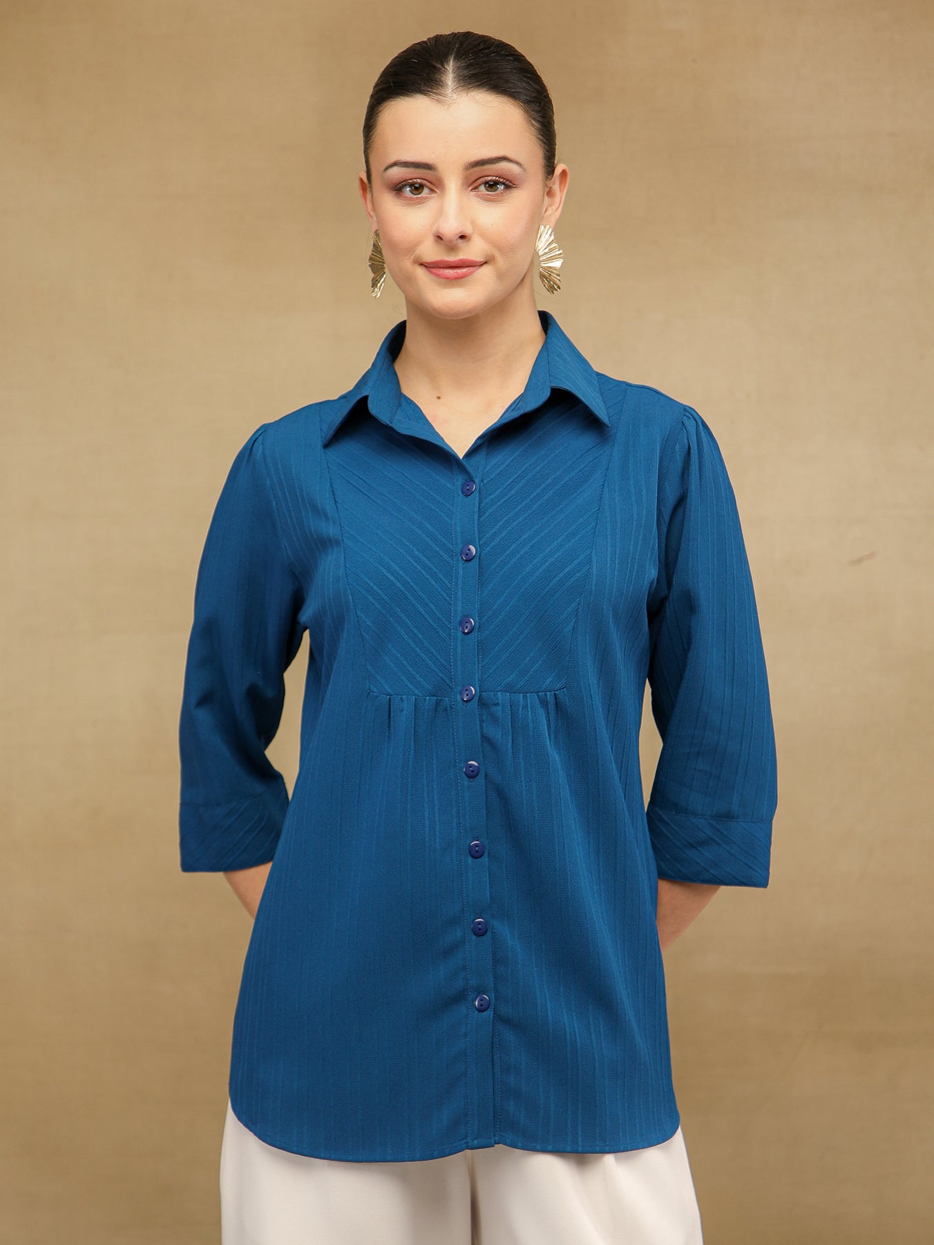 Front Yoke Cobalt Blue Top