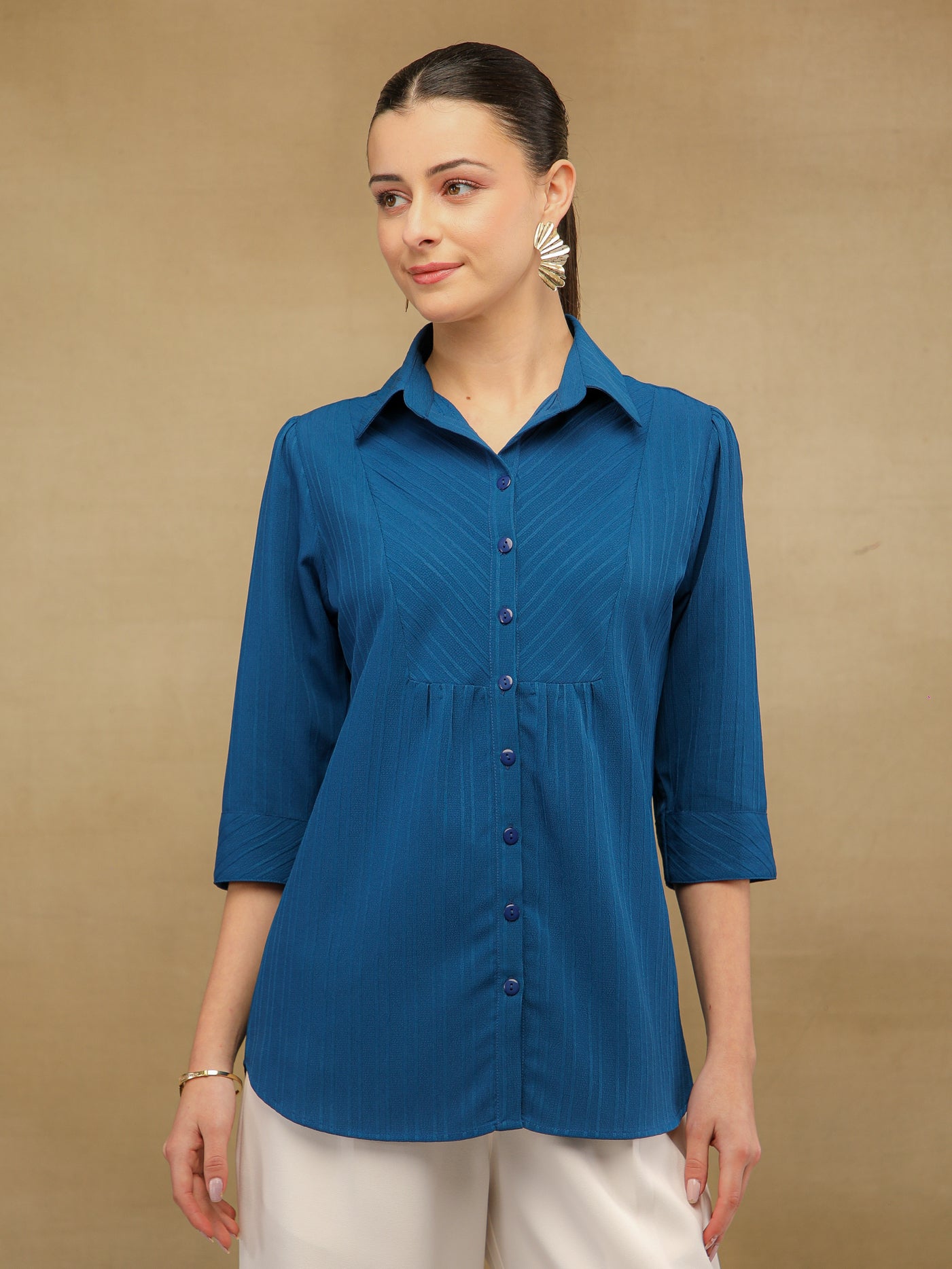 Front Yoke Cobalt Blue Top