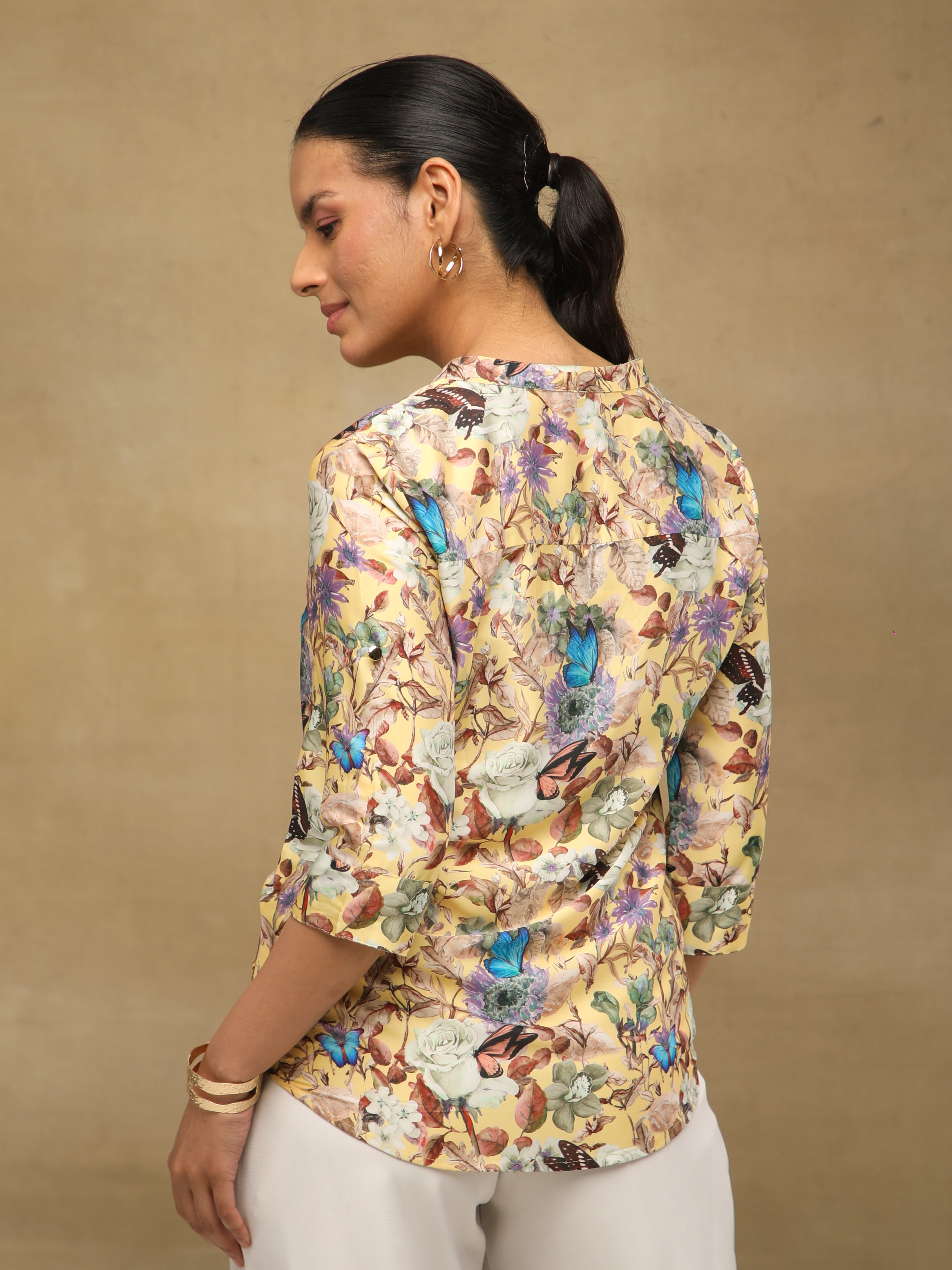 Buttercream Floral Top
