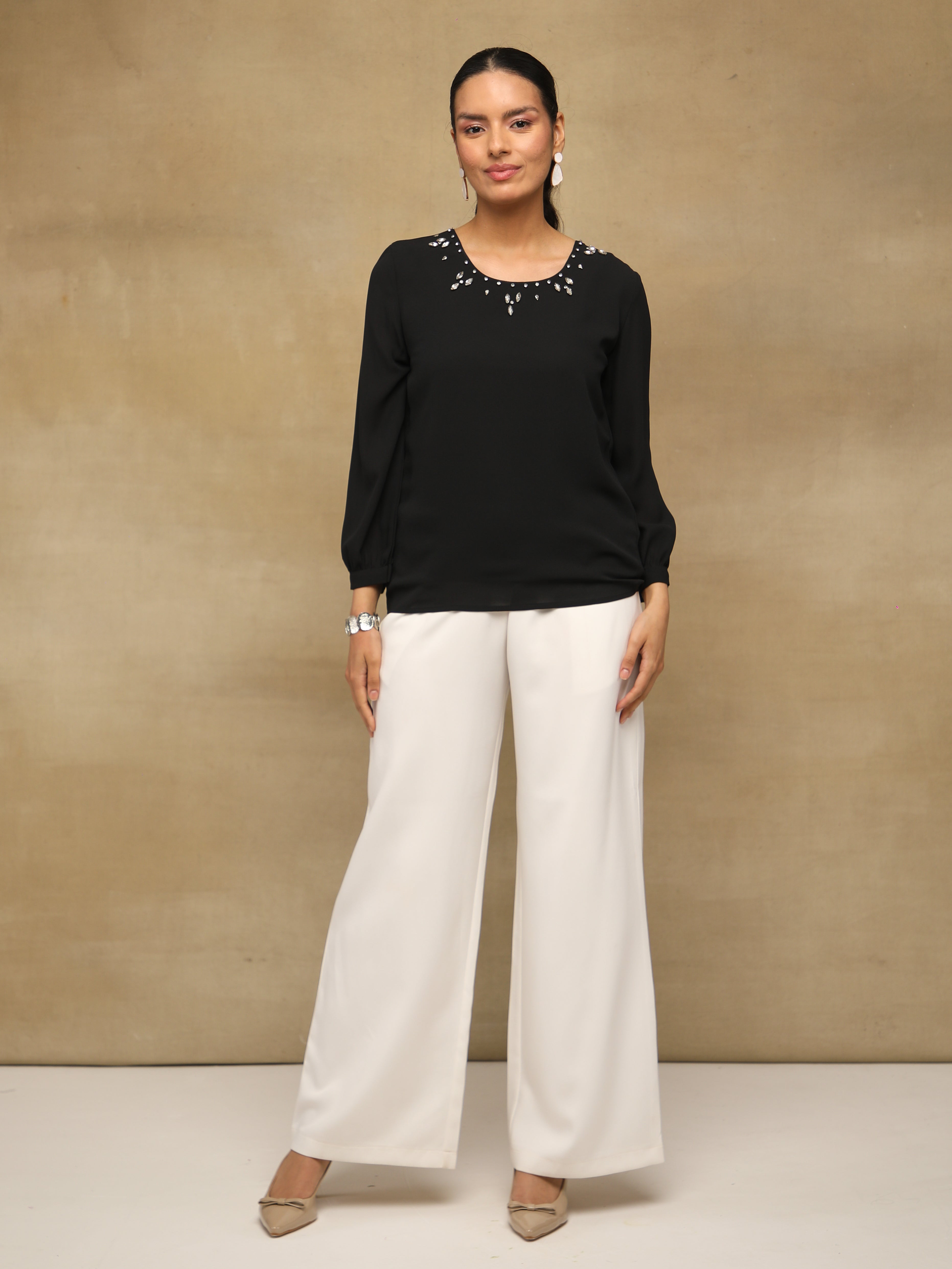Crystal Curve Black Top