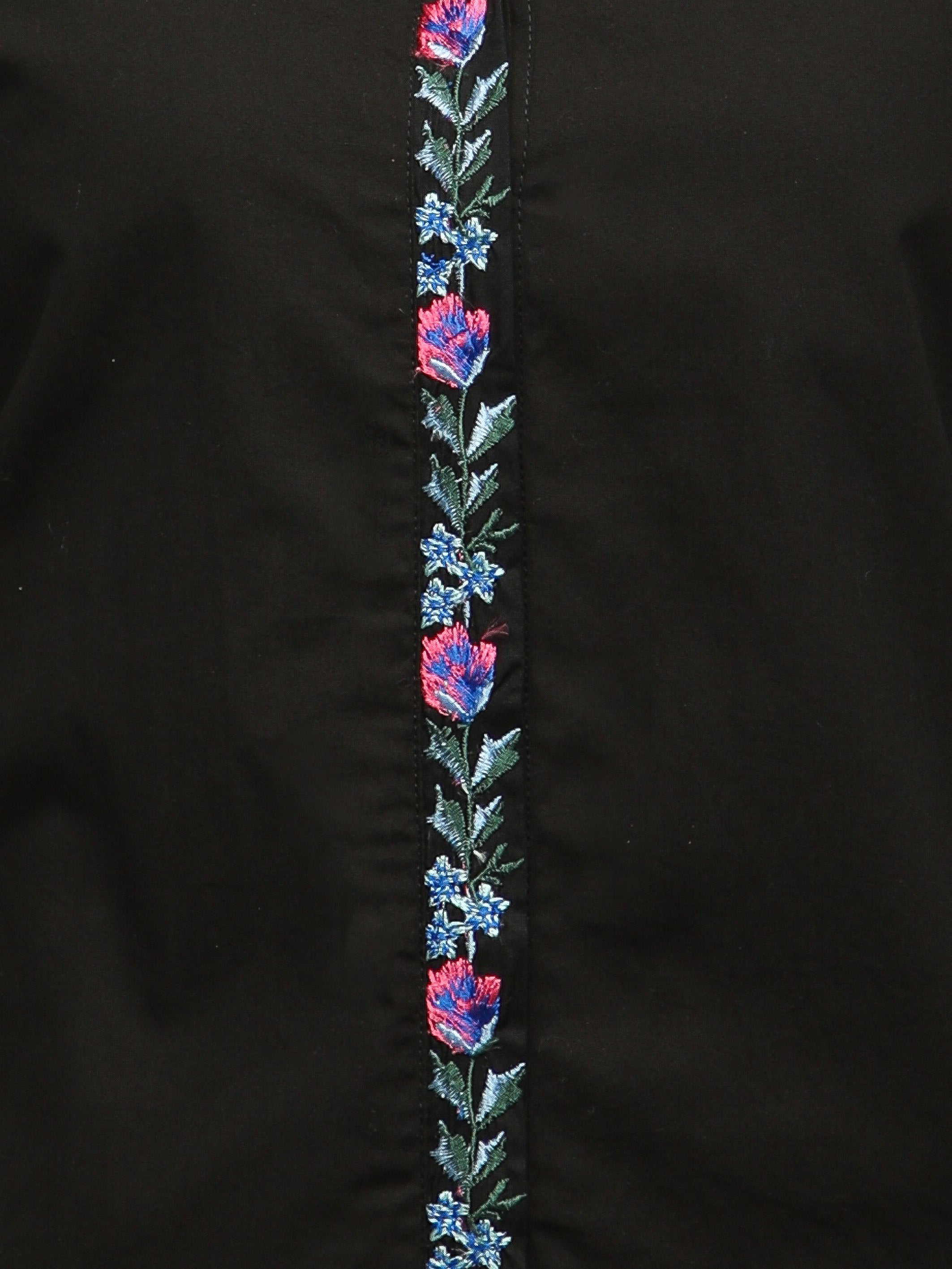 Coal Front-Back Embroidered Yoke Shirt