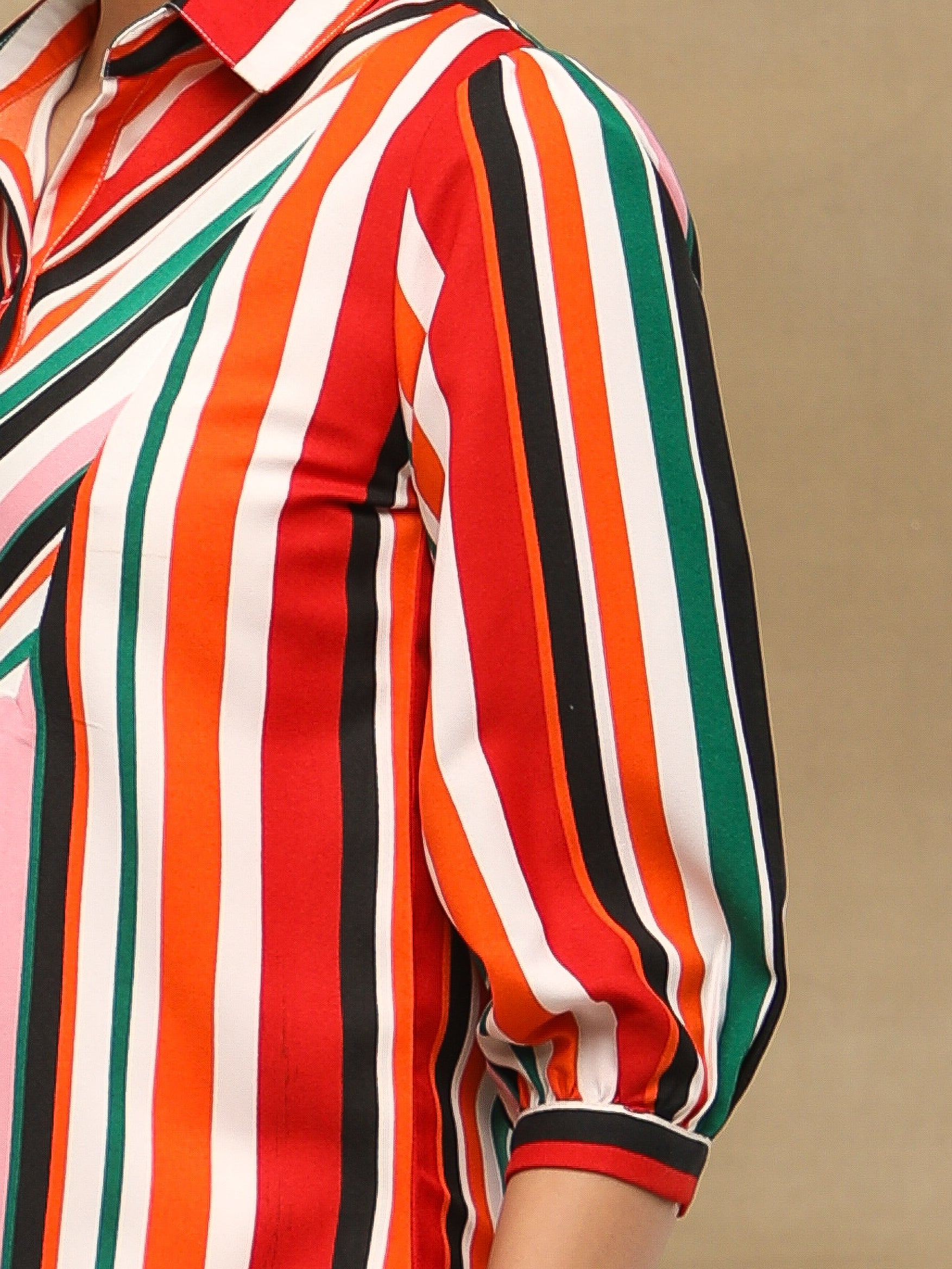 Retro Stripe Yoke Shirt