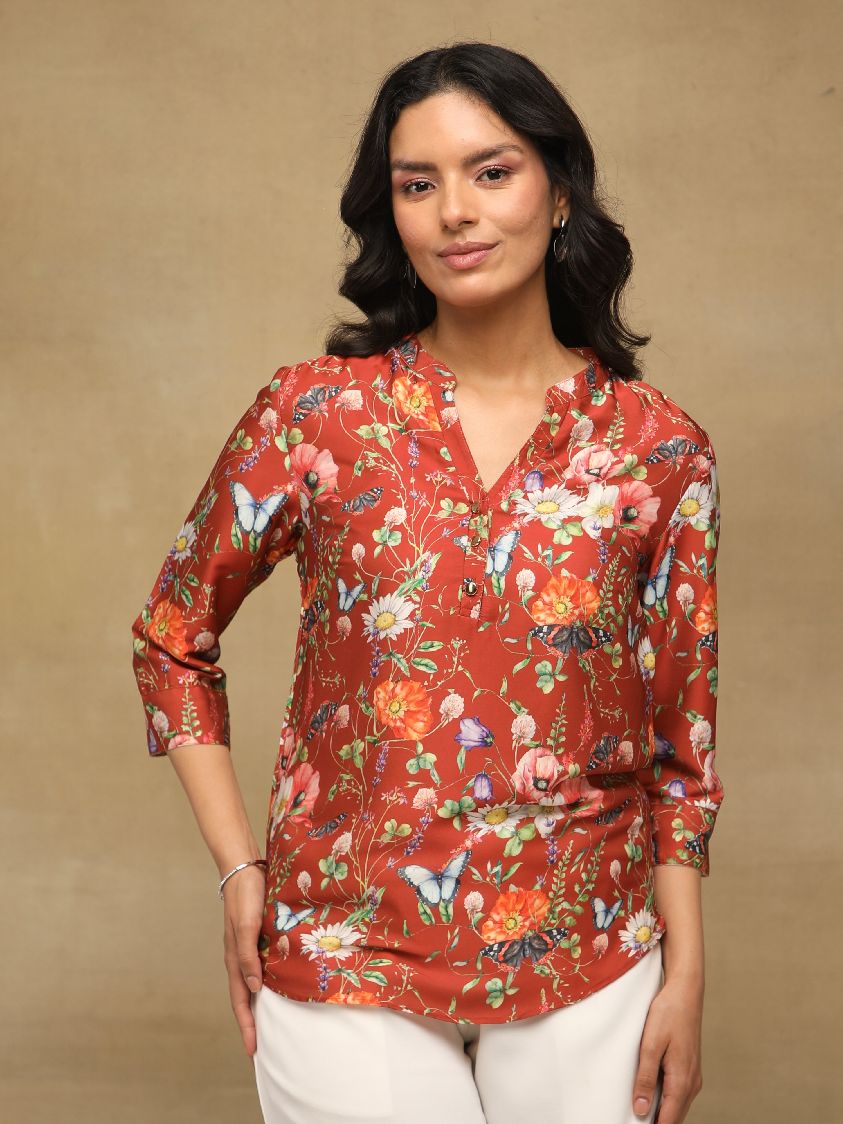 Sienna Satin Top