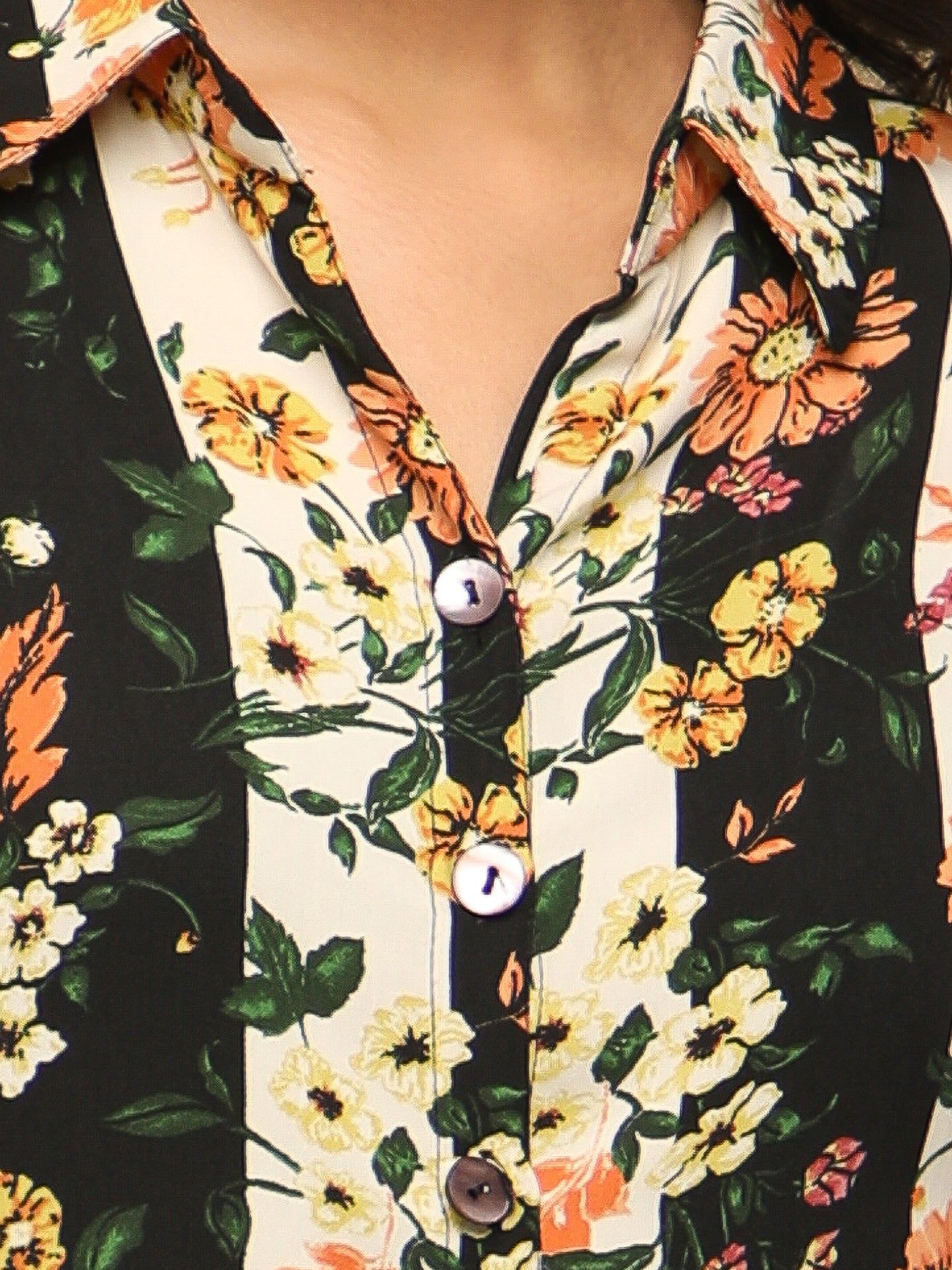 Midnight Botanica Shirt Dress