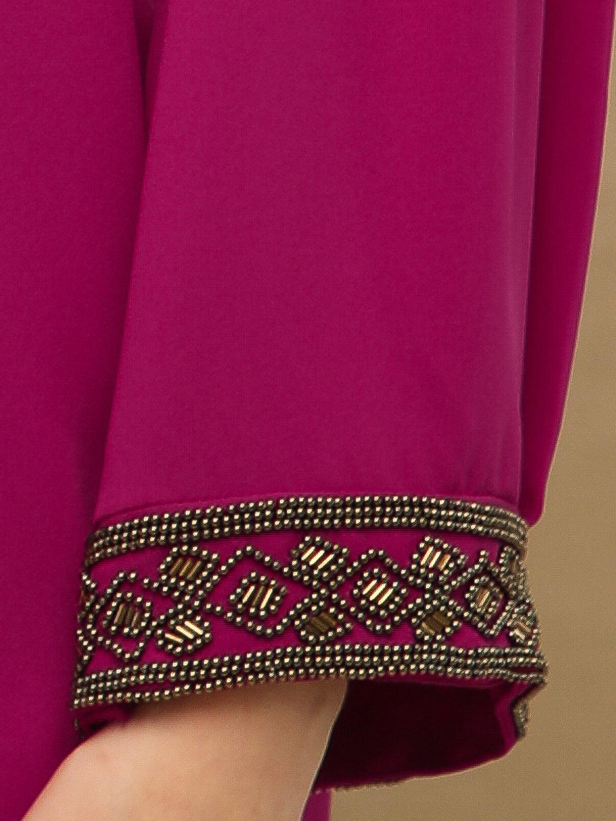 Copper Outline Magenta Top