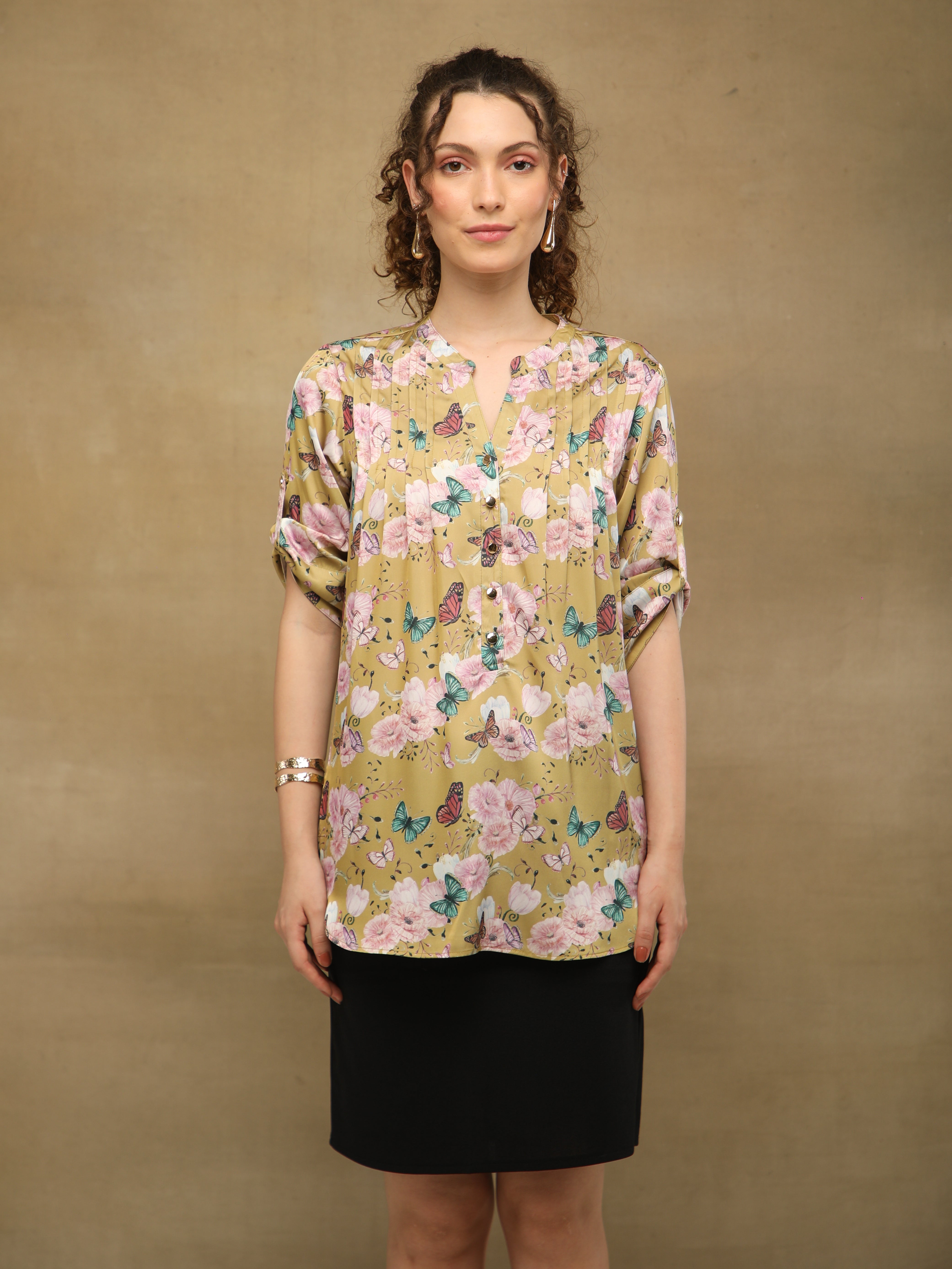 Meadow Pin tuck Top