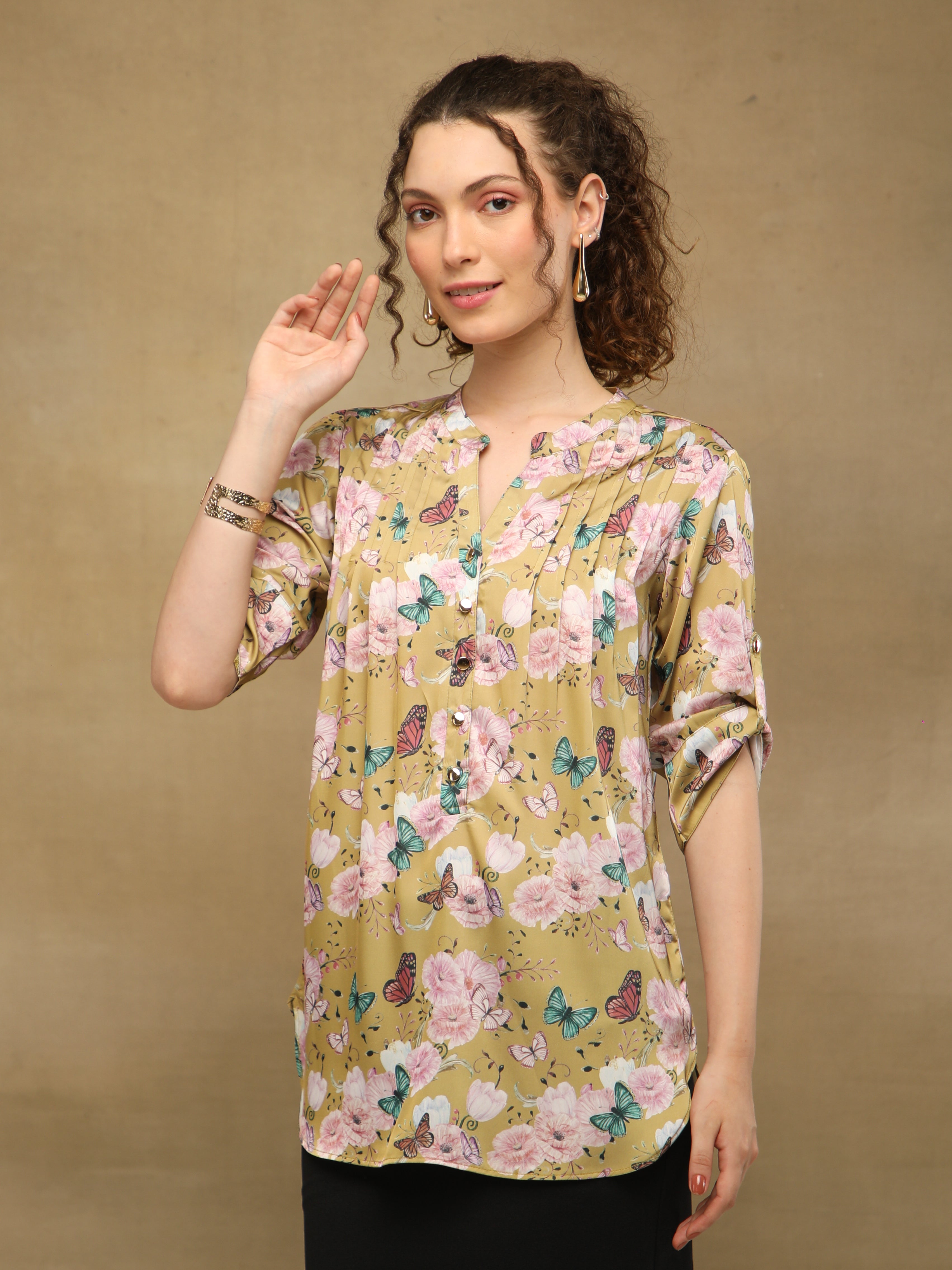 Meadow Pin tuck Top