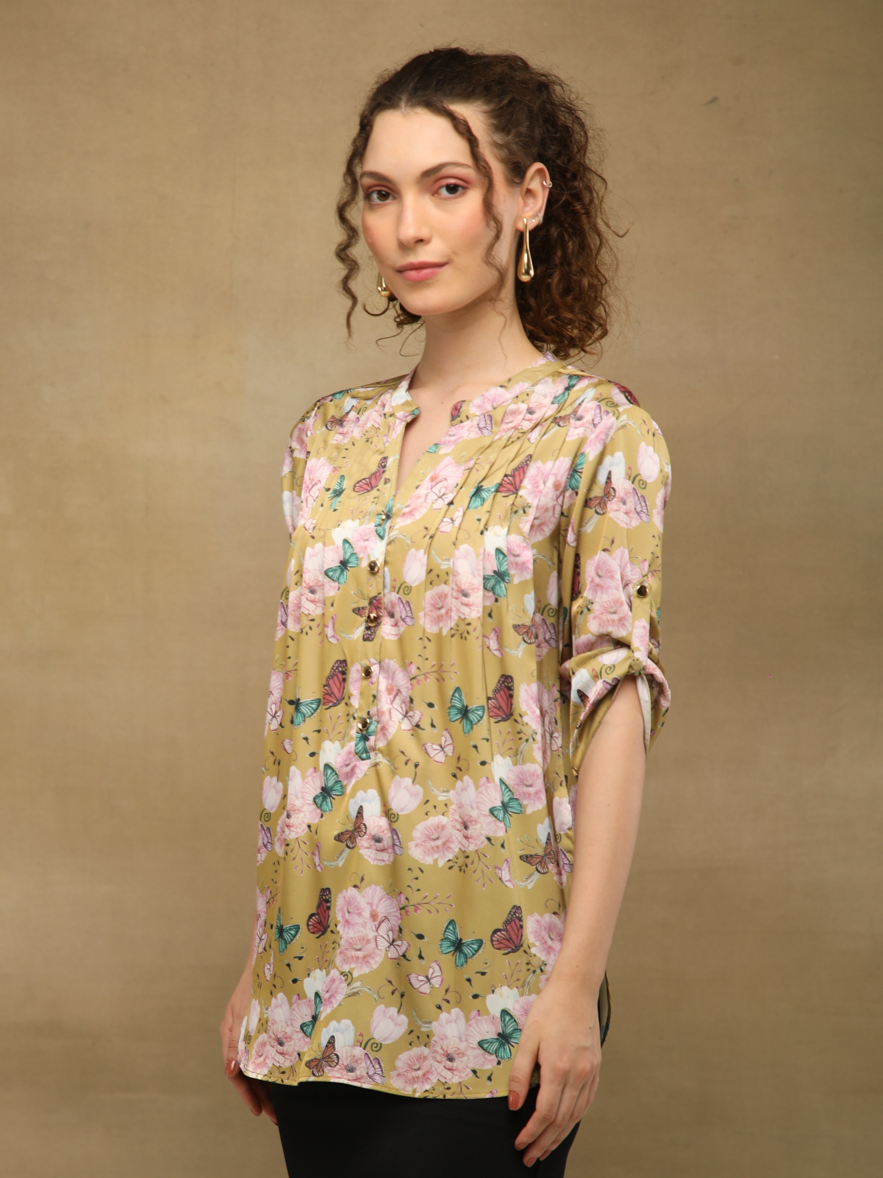 Meadow Pin tuck Top
