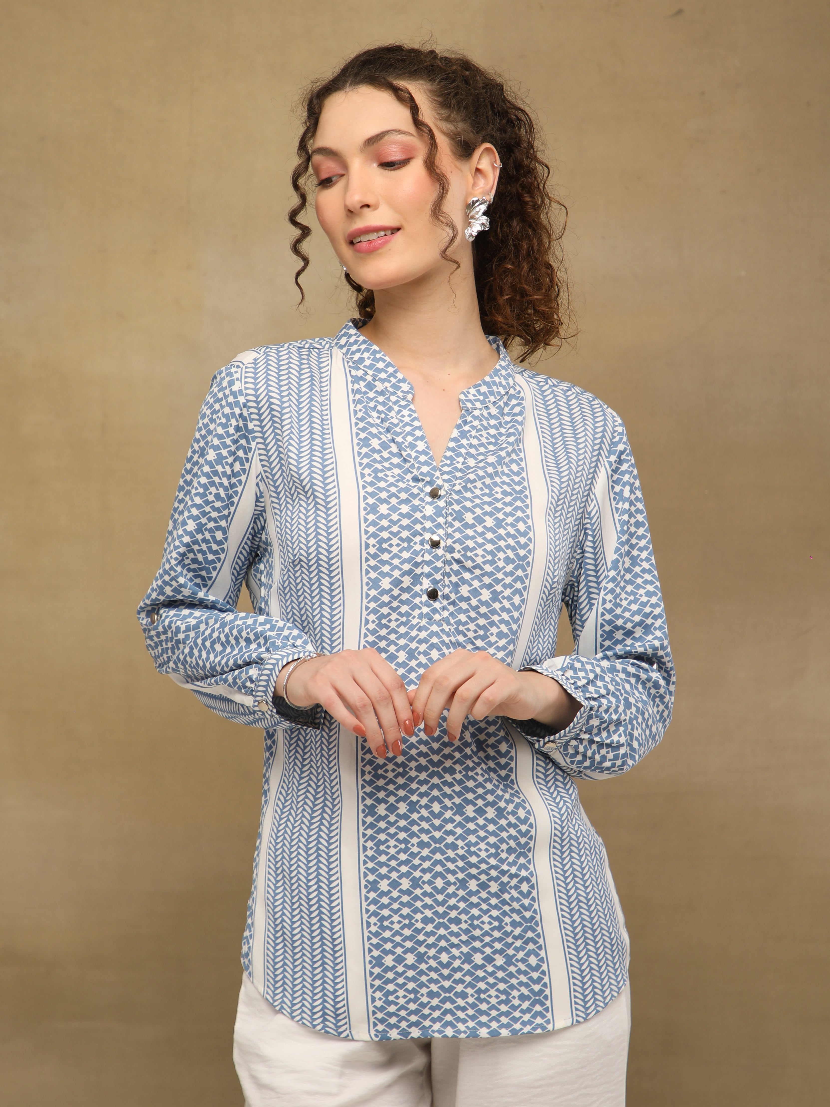 Sky Blue Mist Top
