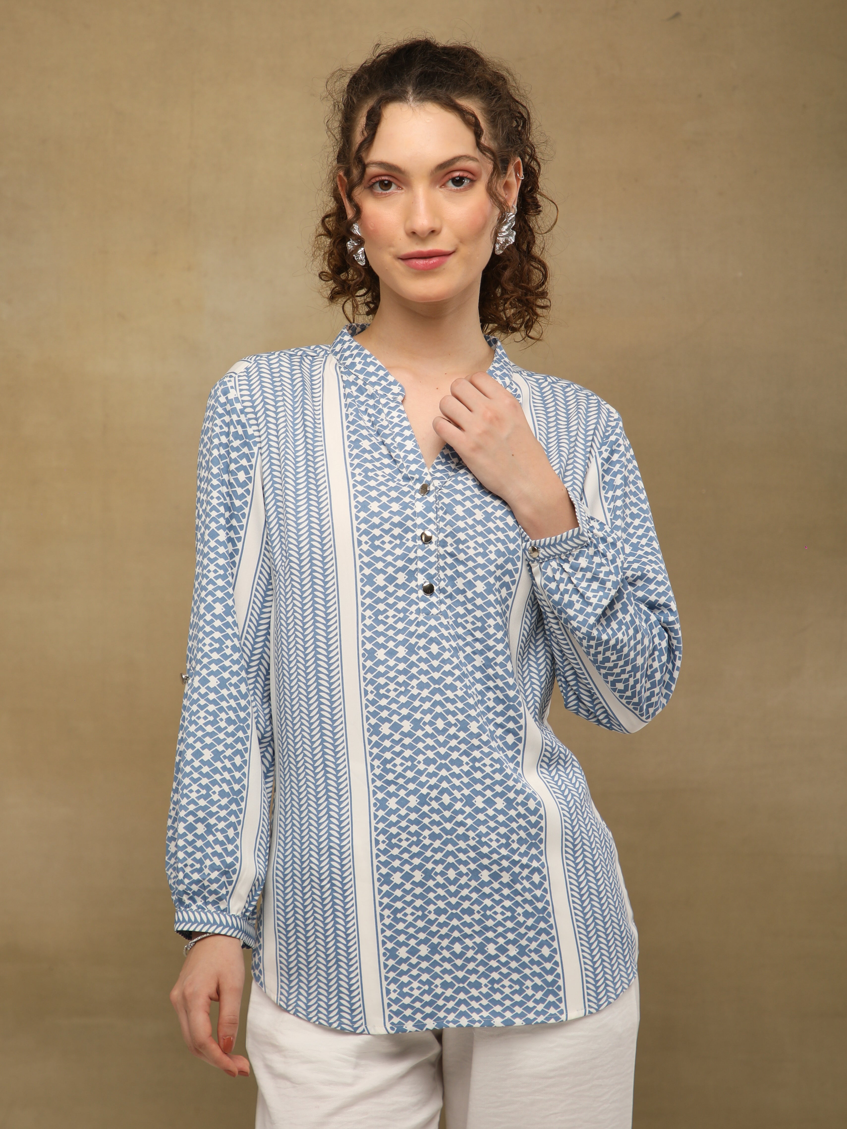 Sky Blue Mist Top
