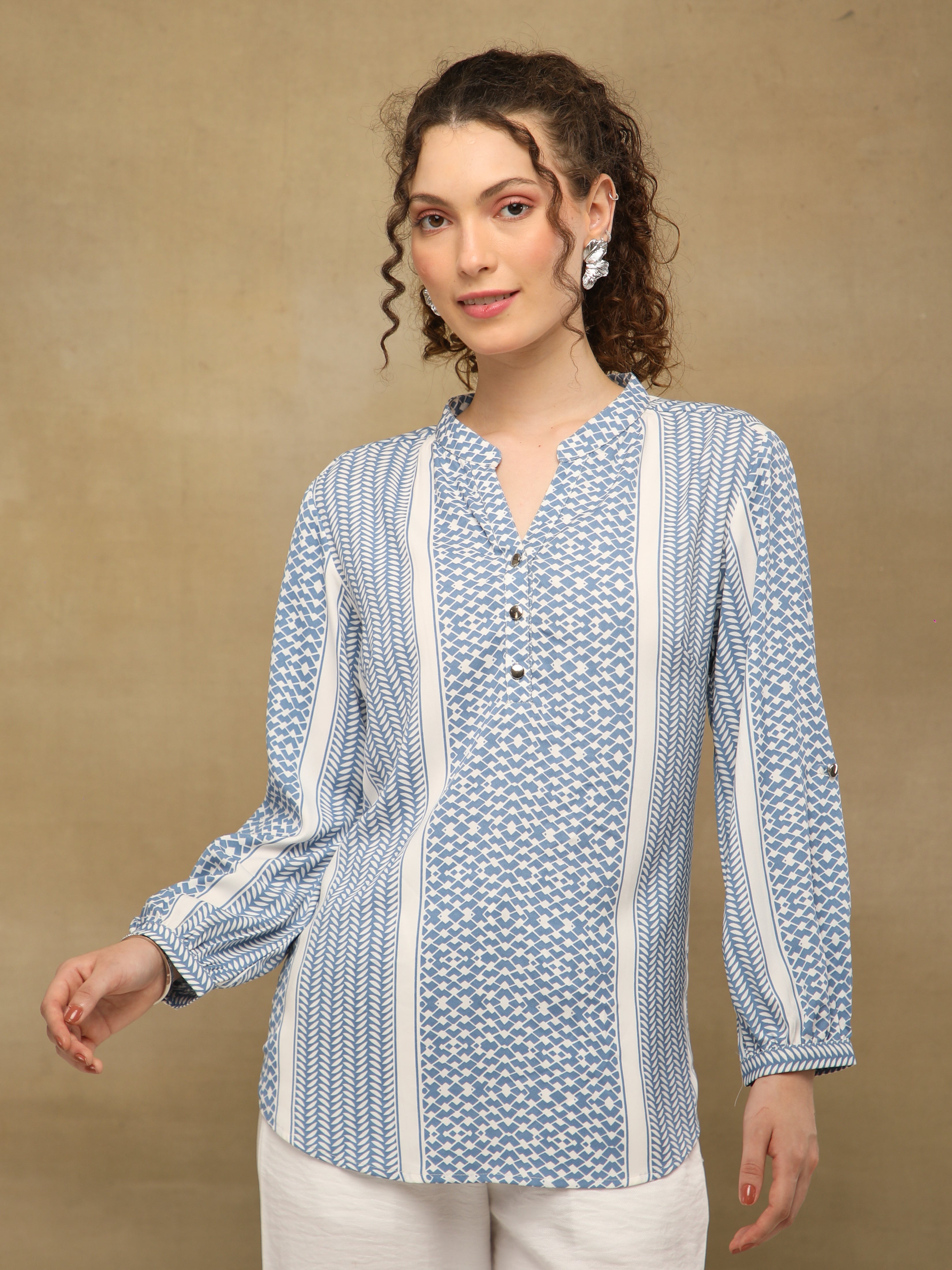 Sky Blue Mist Top