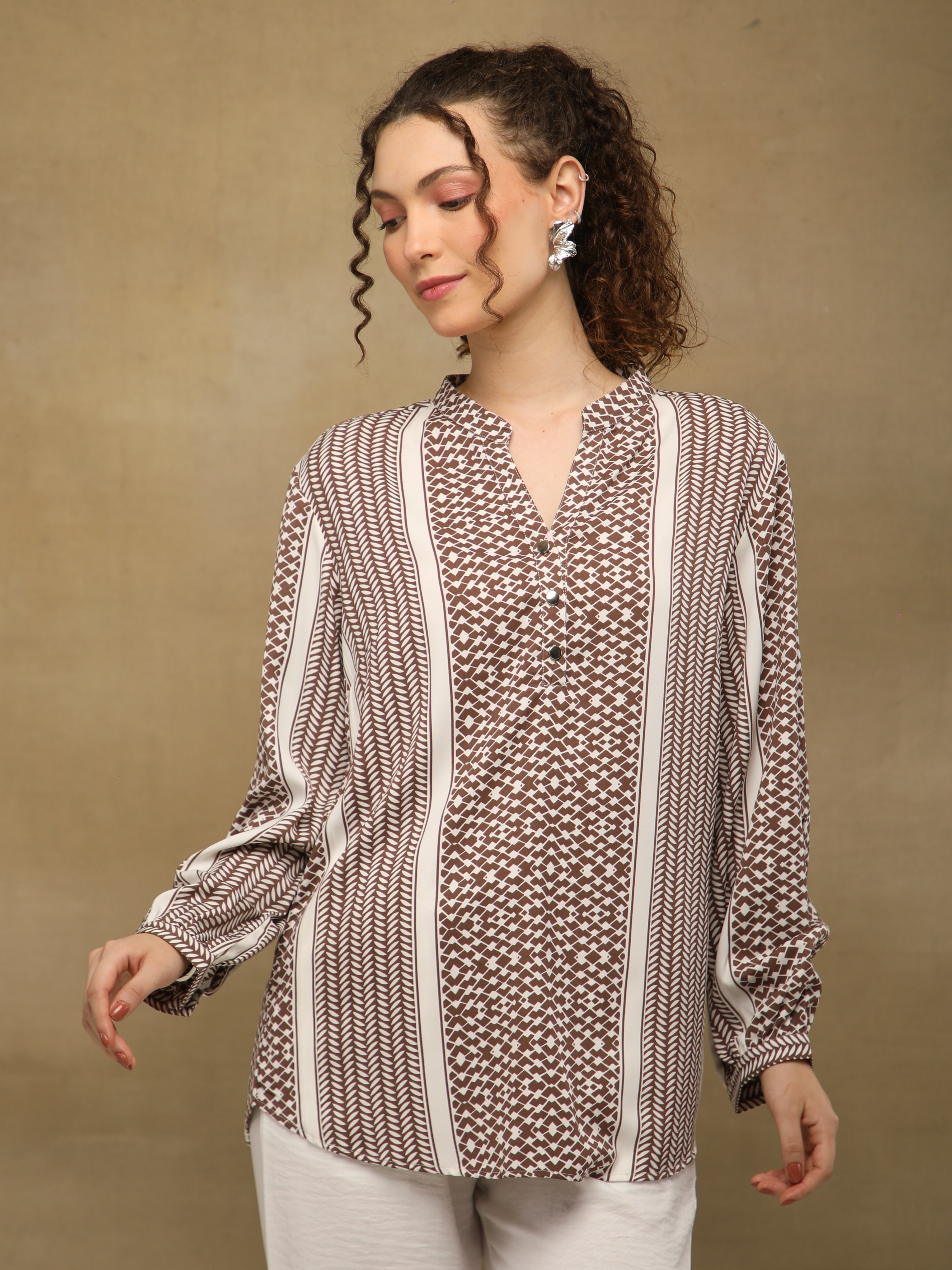 Brown Mist Top