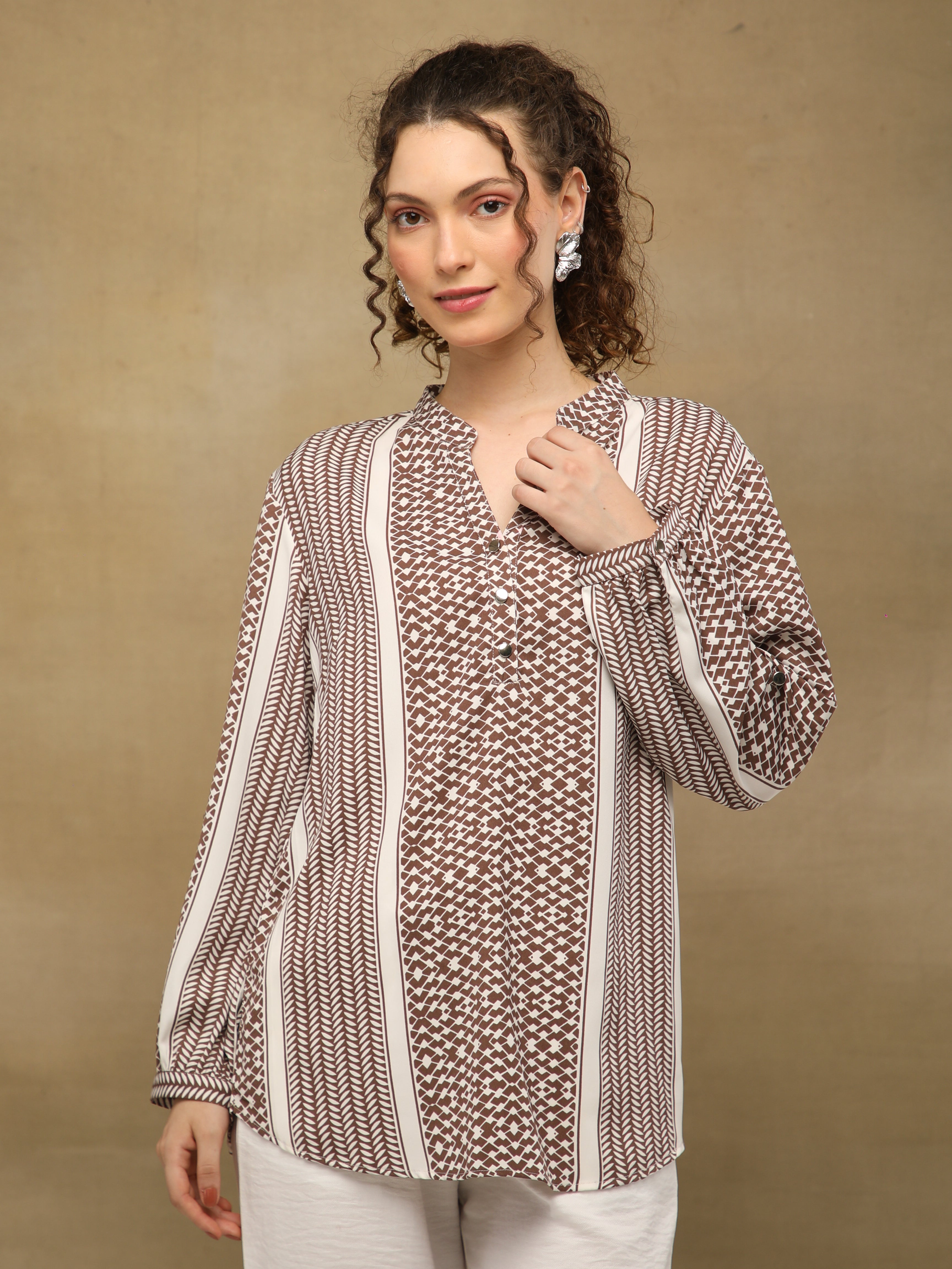 Brown Mist Top