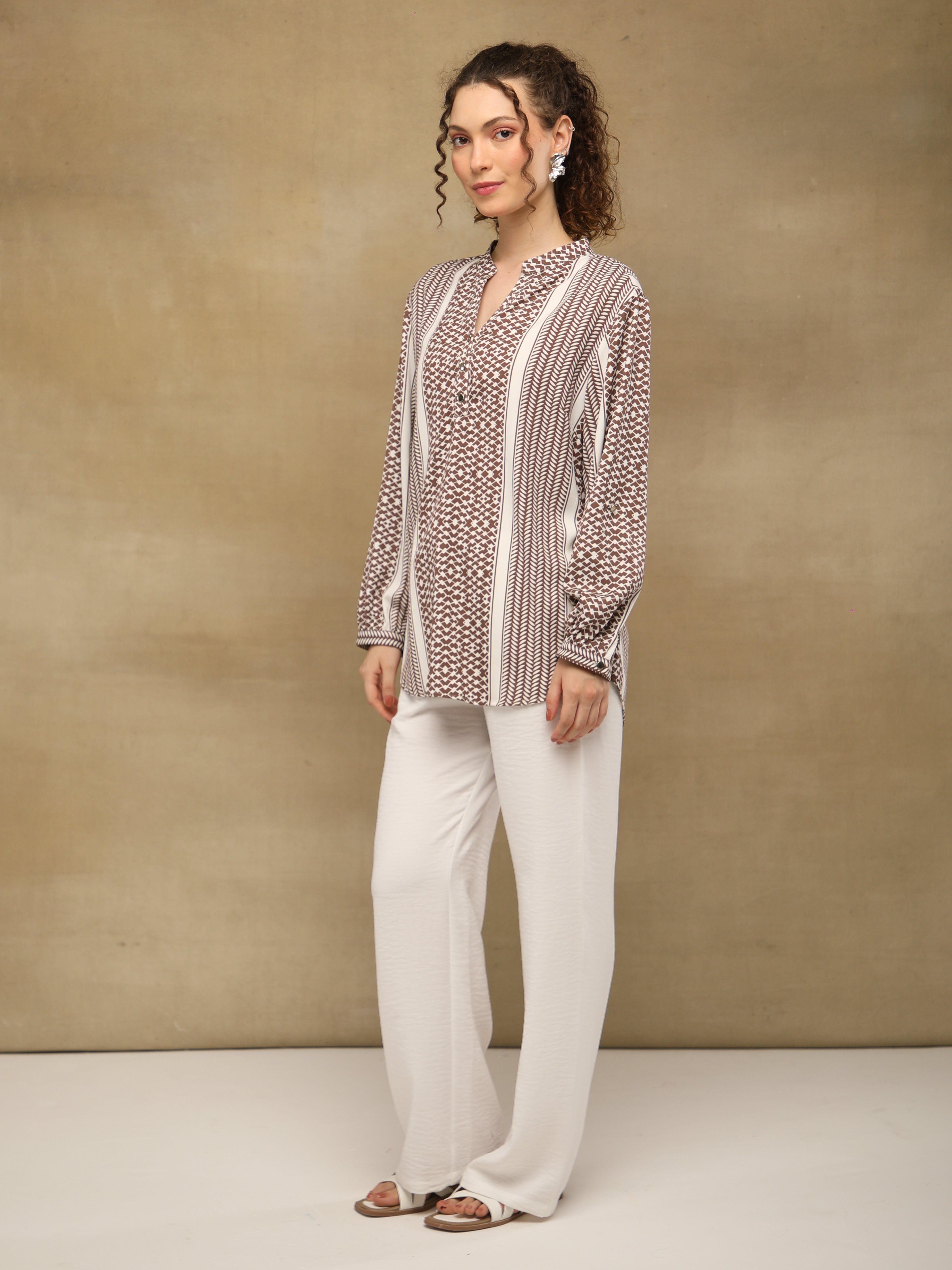 Brown Mist Top