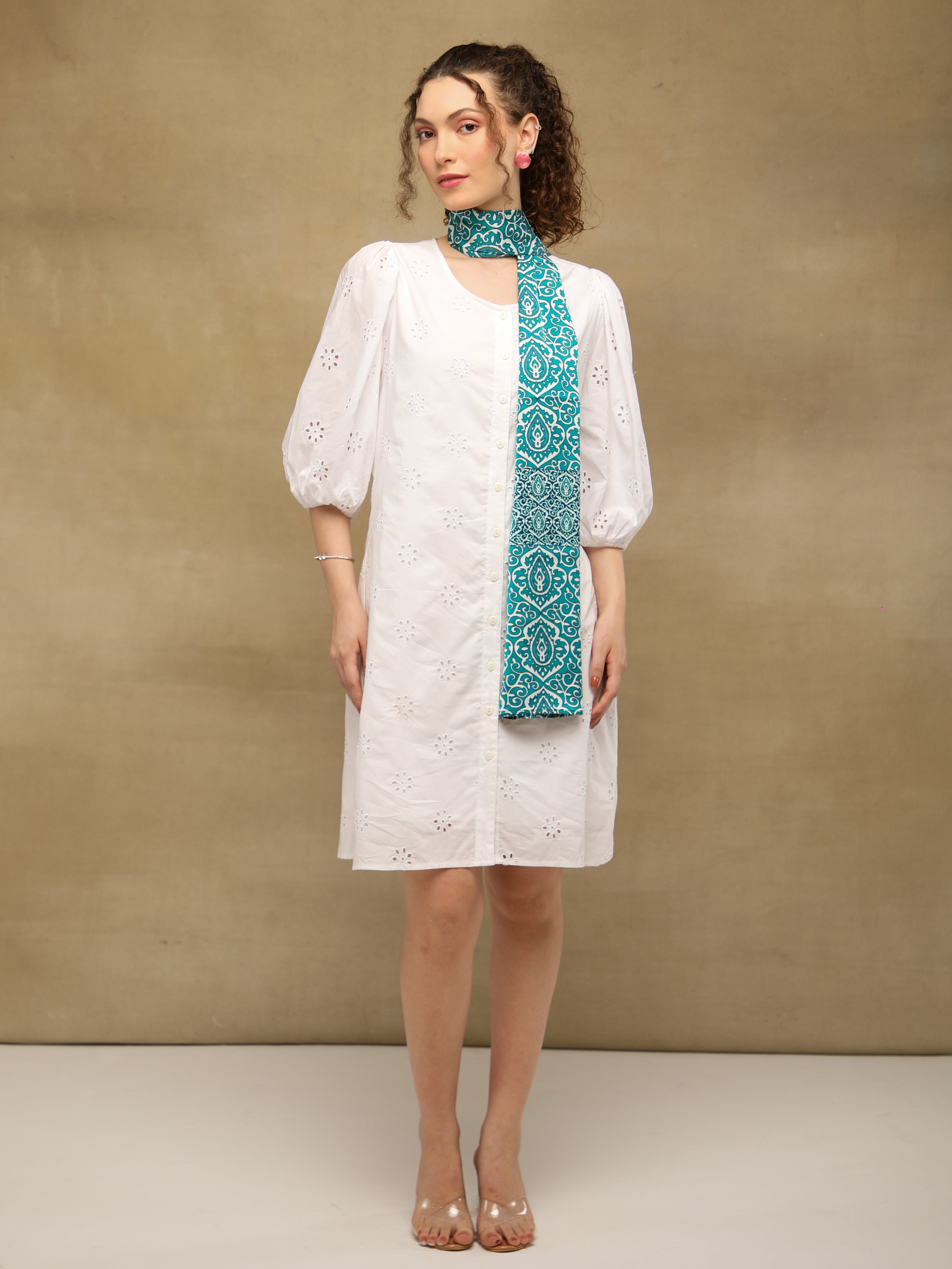 Emerald Paisley Scarf