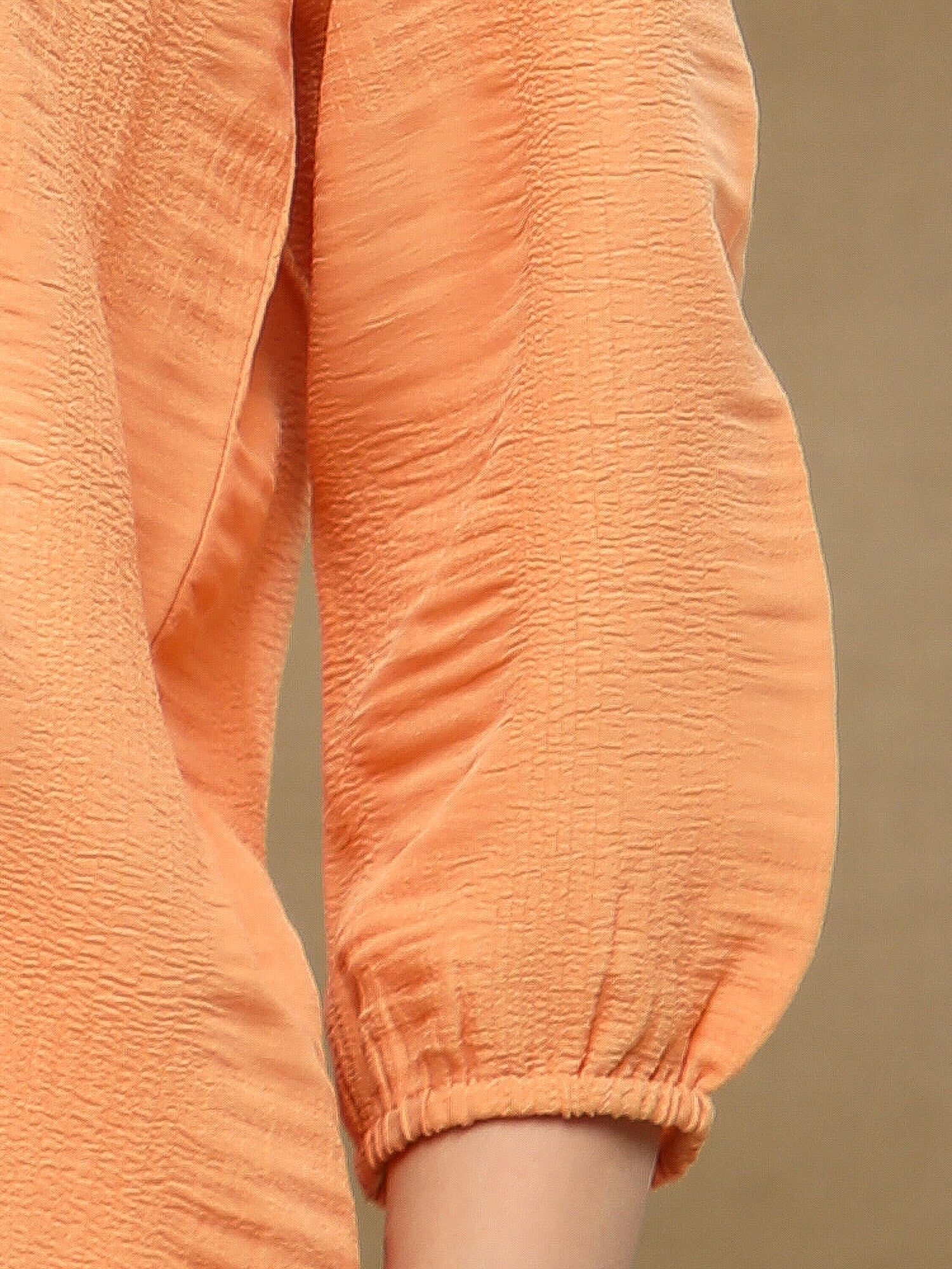 Textured Swarovski Peach Top