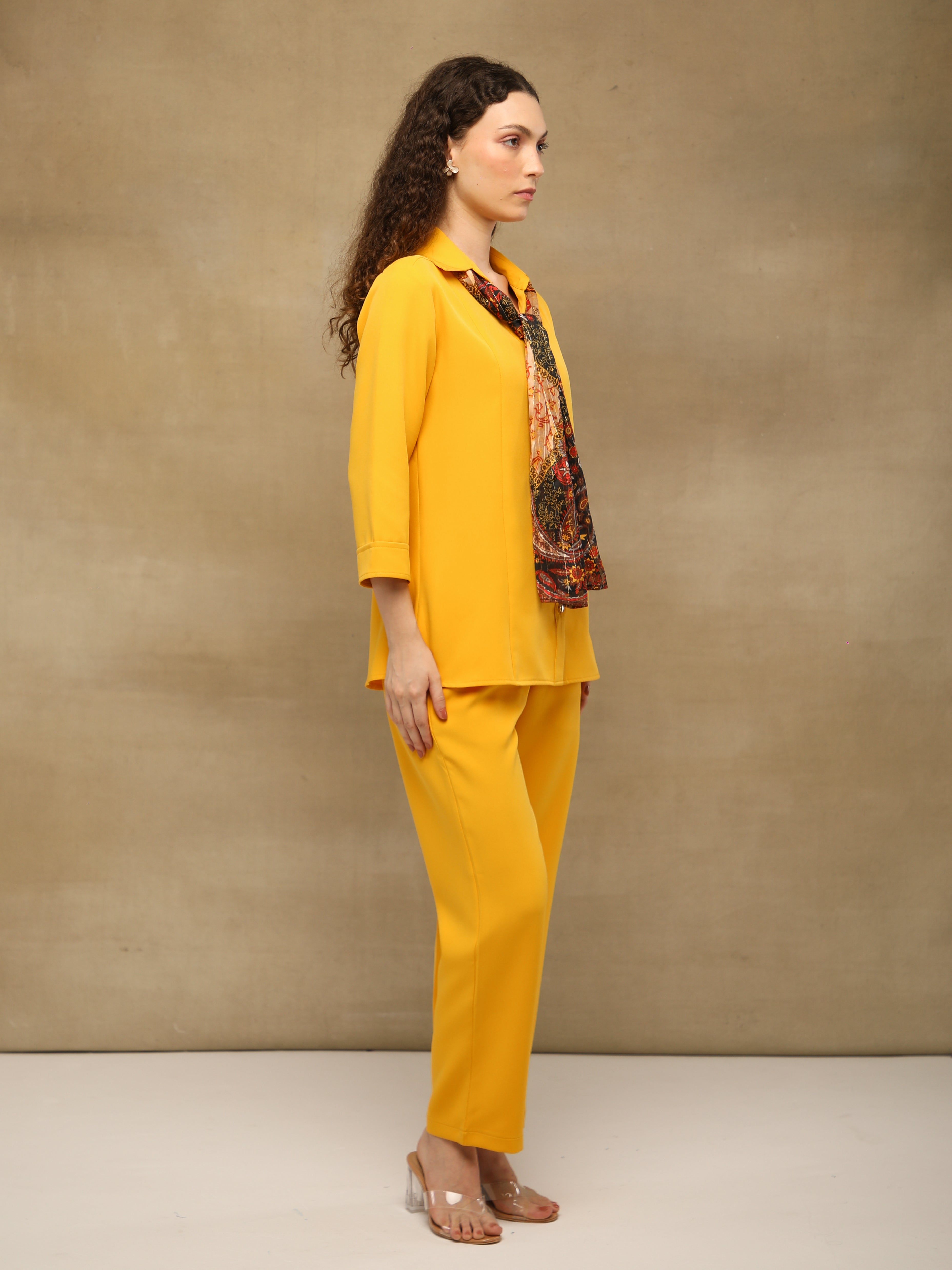 Mango Printed Scarf Co-ord Set