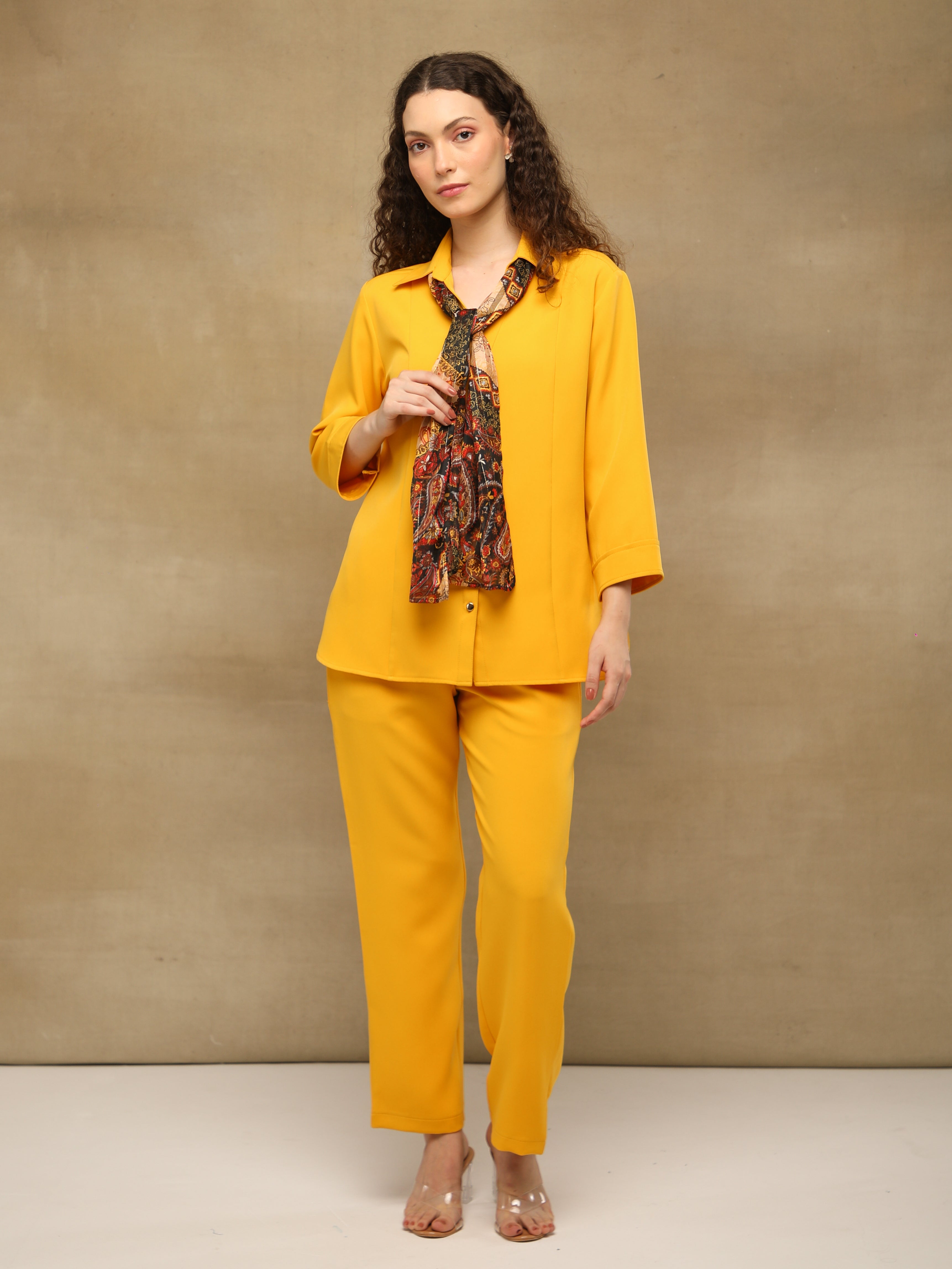 Mango Printed Scarf Co-ord Set