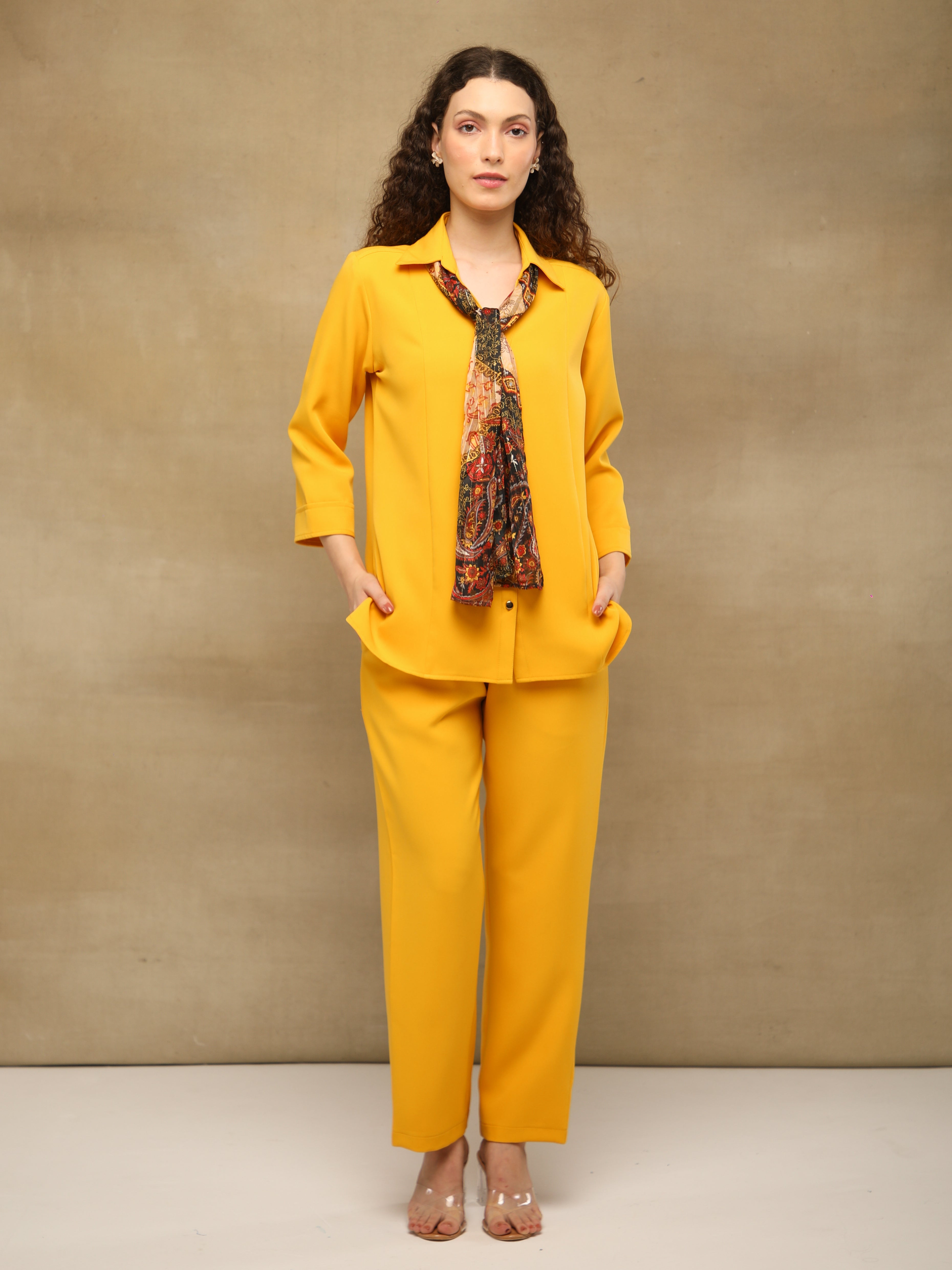 Mango Printed Scarf Co-ord Set