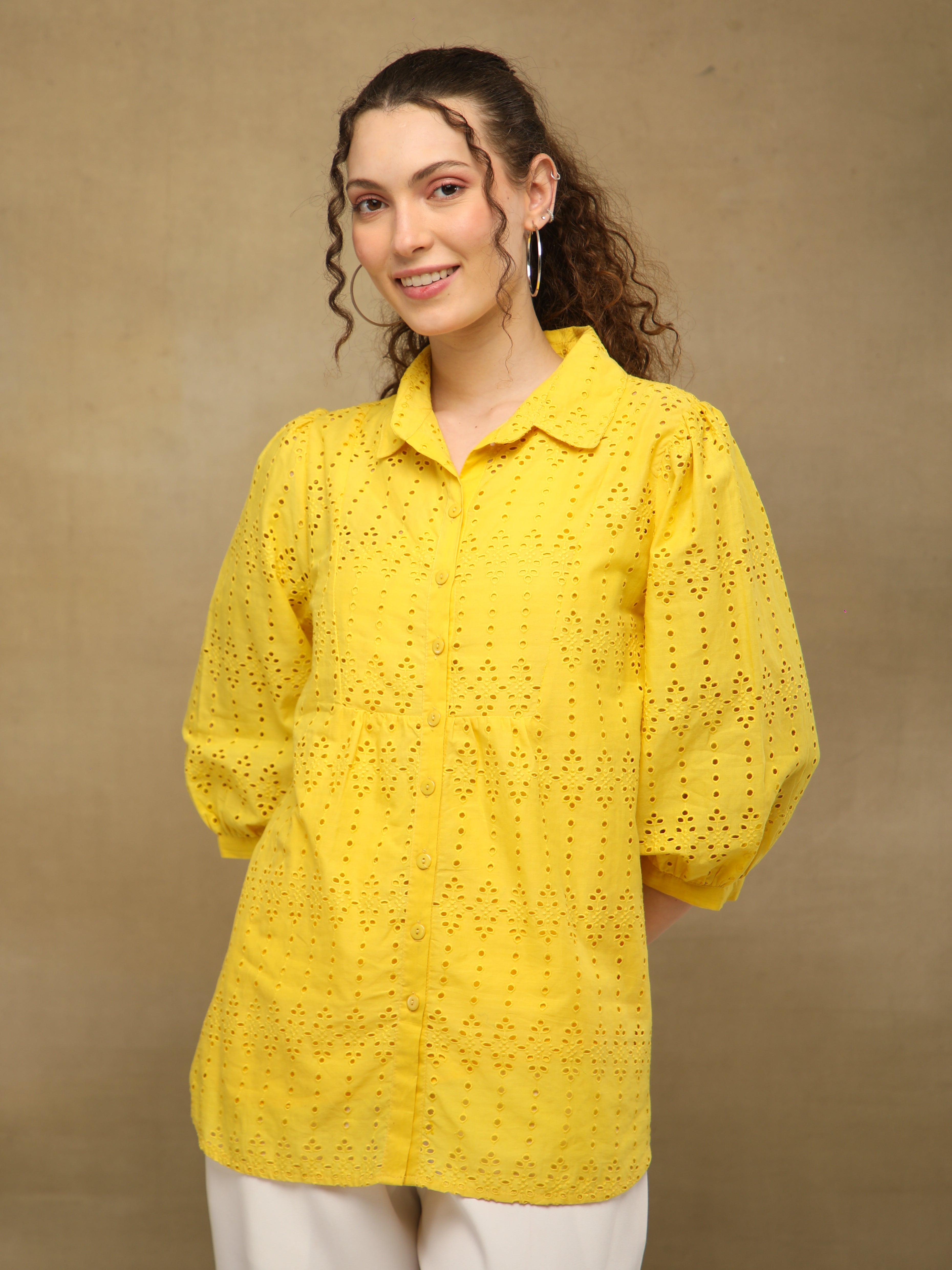 Sunshine Schiffli Shirt