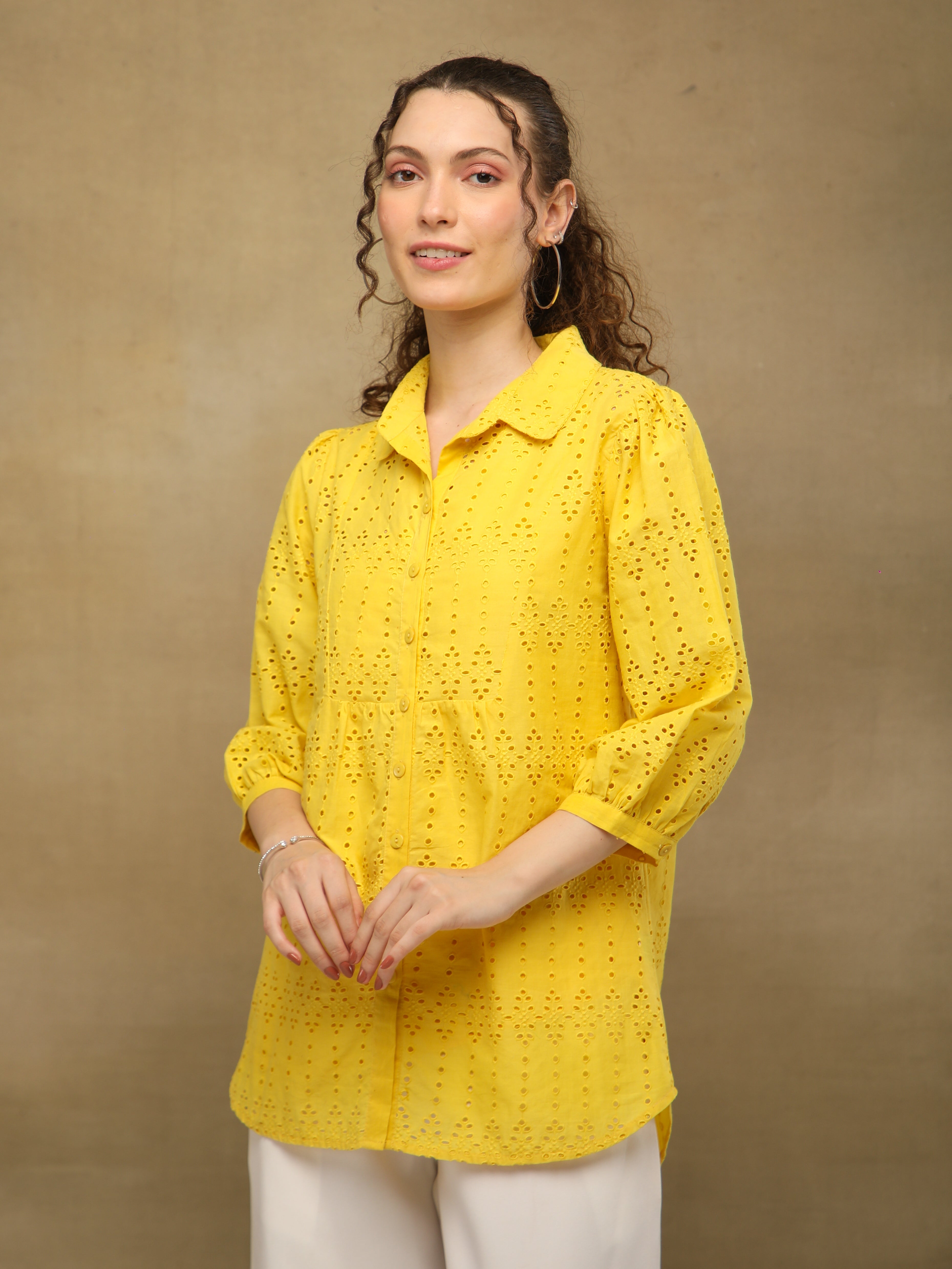 Sunshine Schiffli Shirt