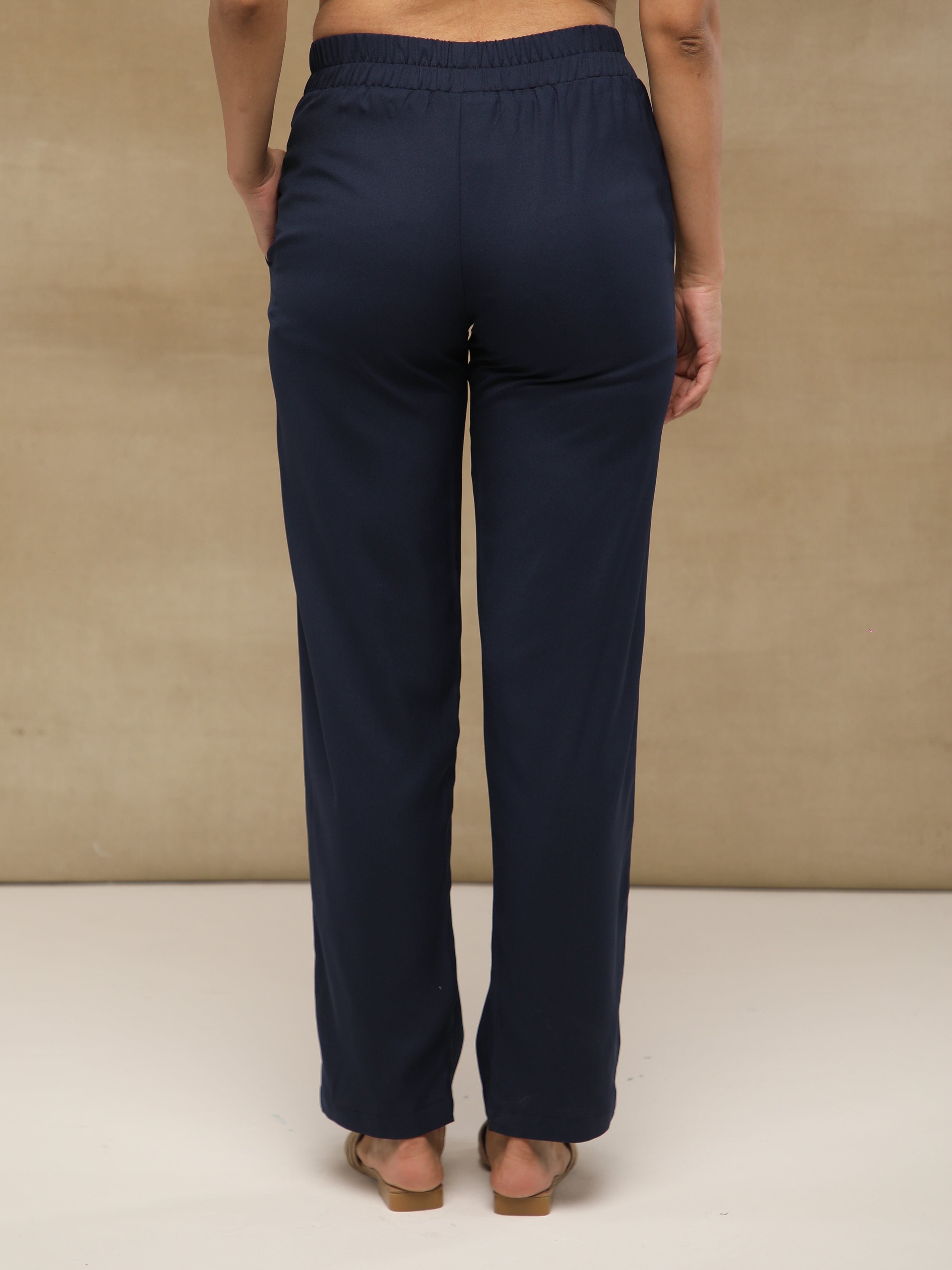 Navy Scattered Motif Co-ord Set