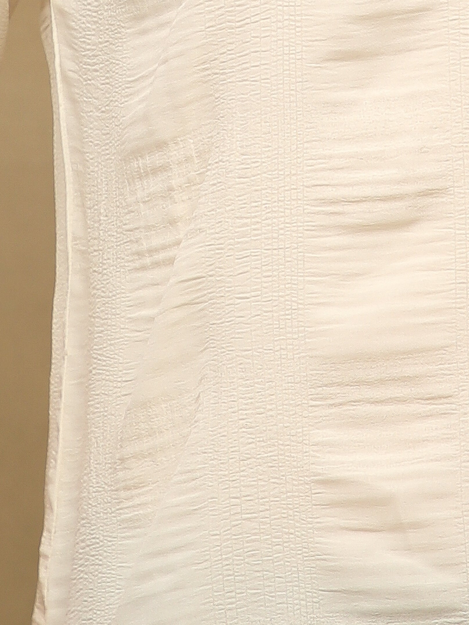 Textured Swarovski Off White Top