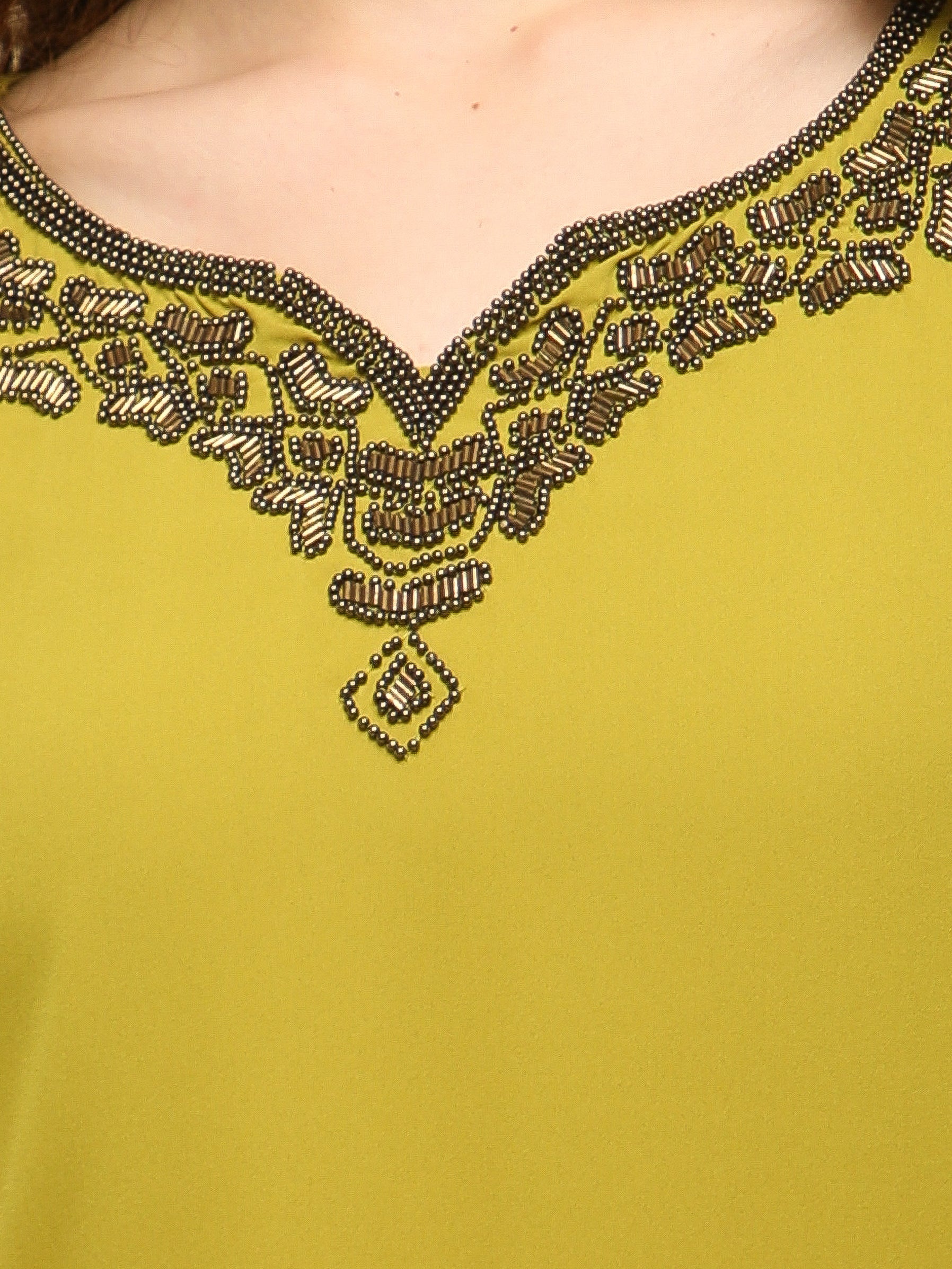 Copper Outline Lime Top