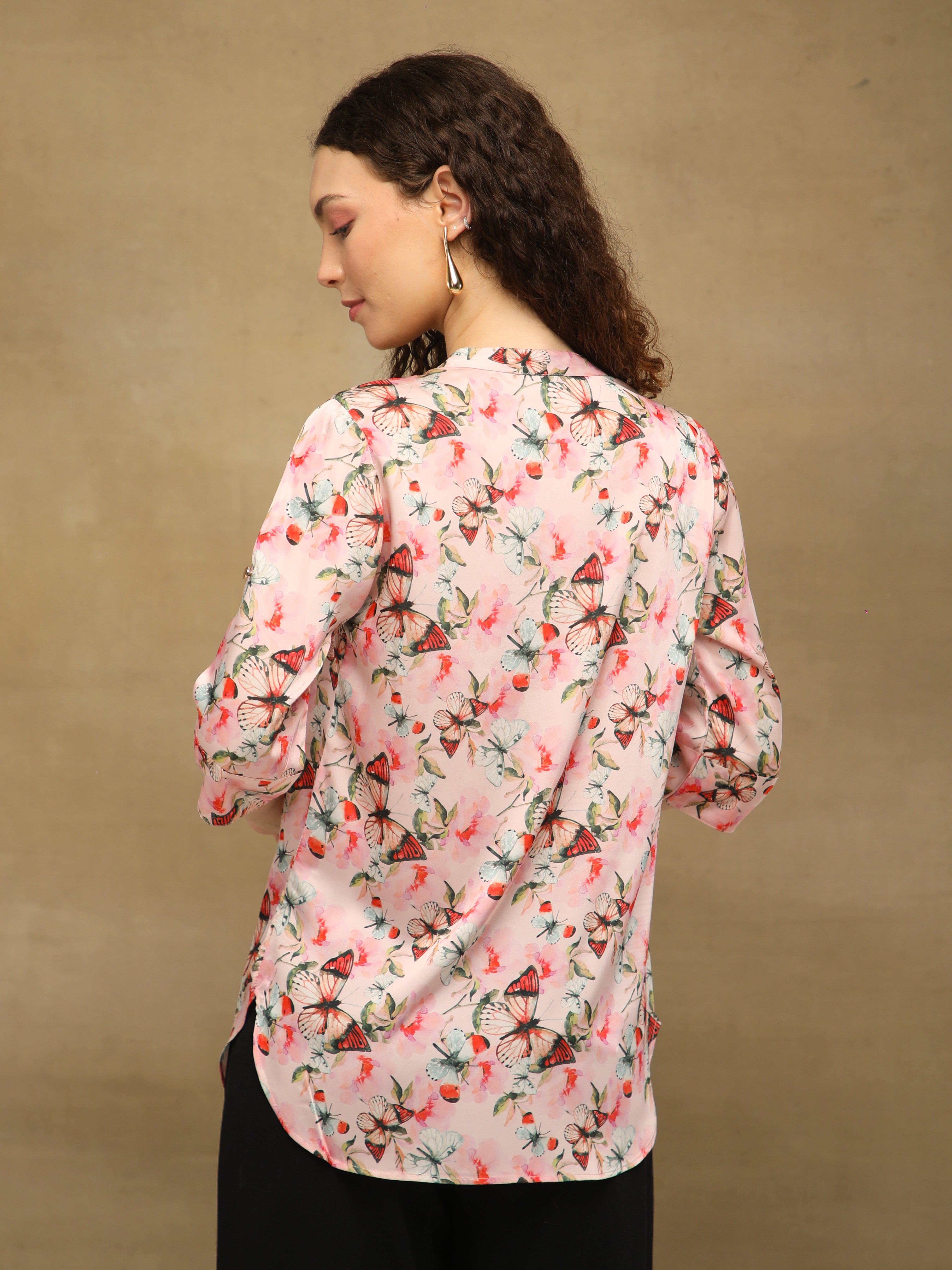 Pink Whisper Pintuck Top