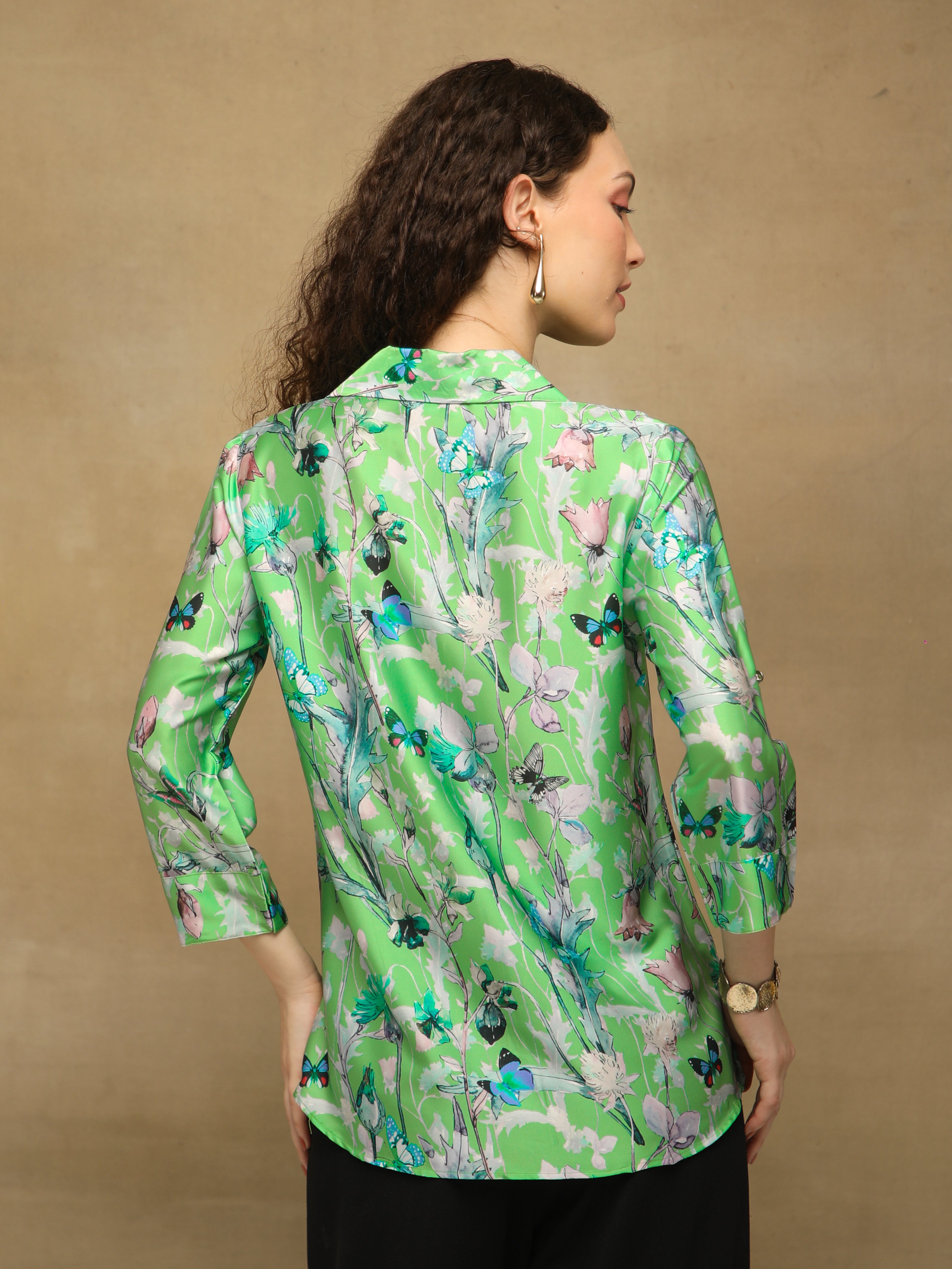 Greenfield Satin Shirt