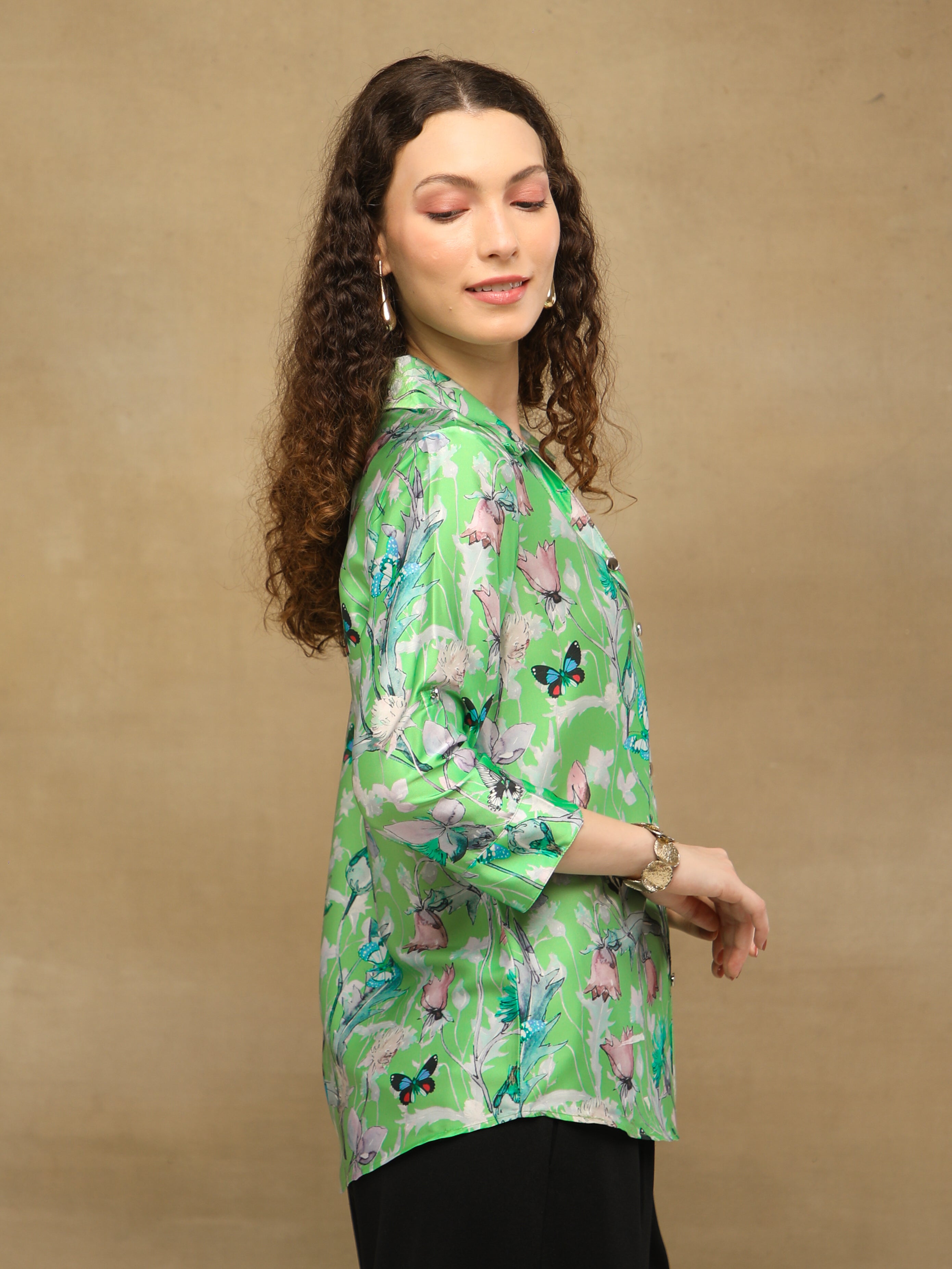 Greenfield Satin Shirt