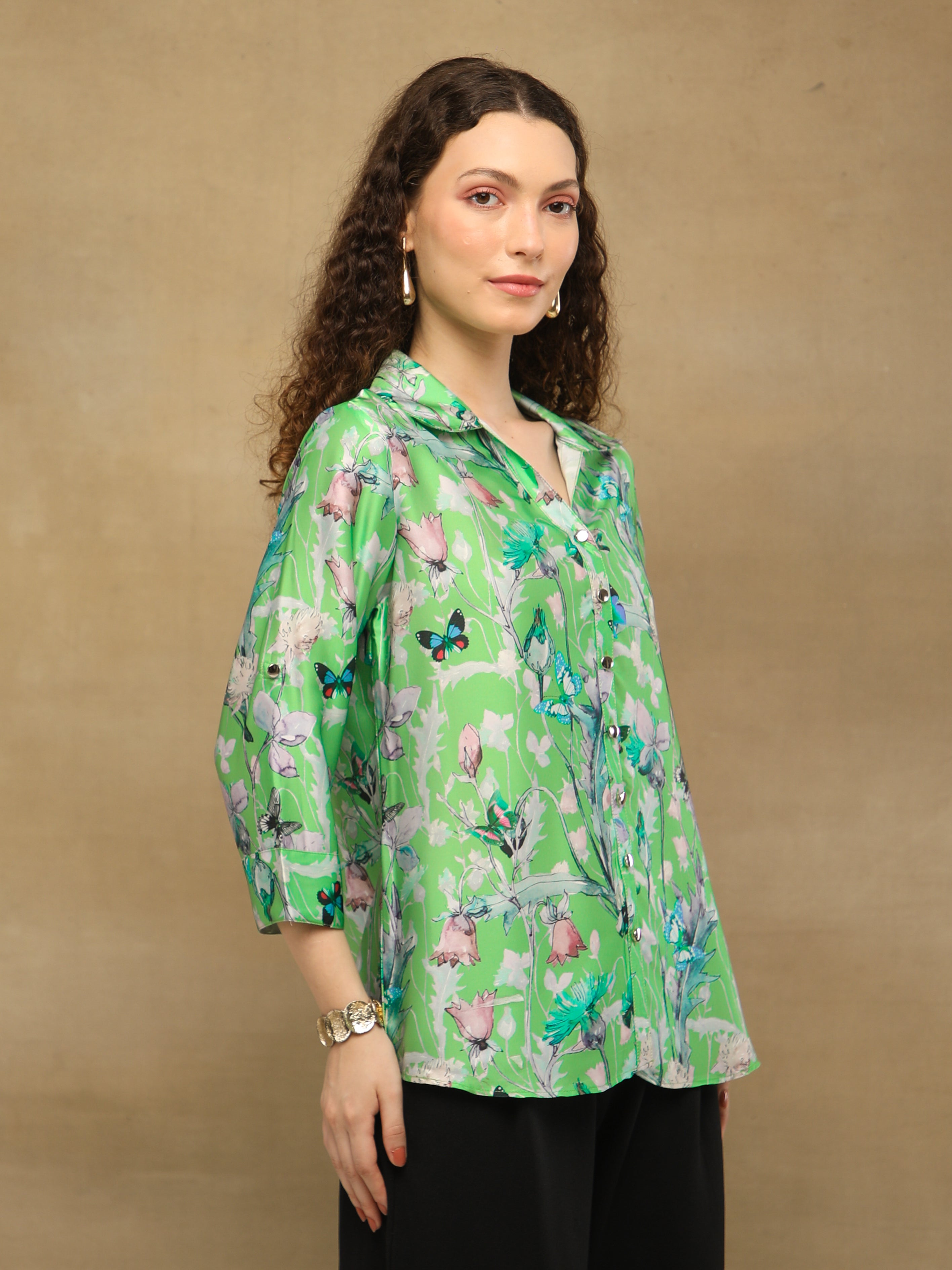 Greenfield Satin Shirt