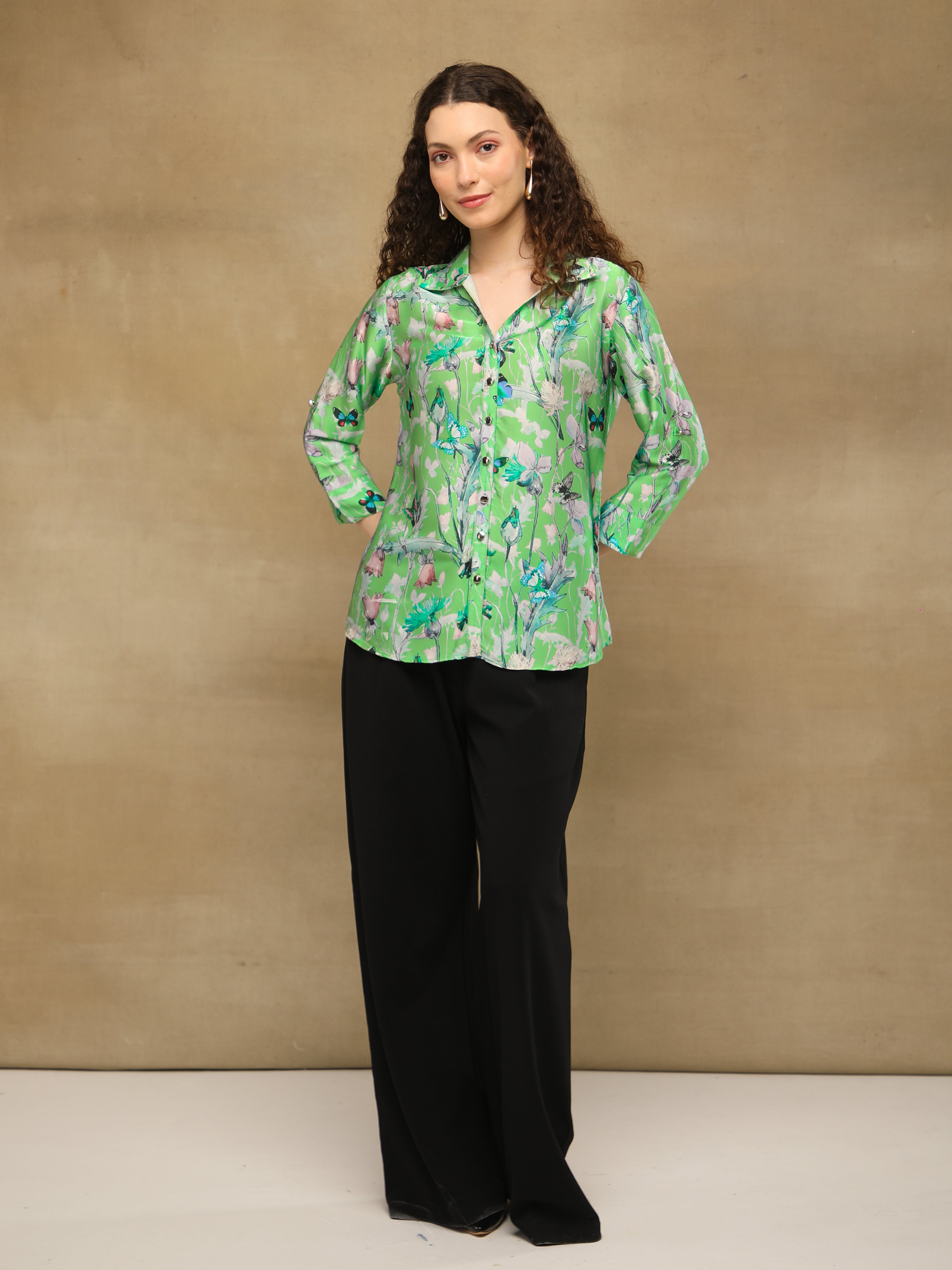 Greenfield Satin Shirt