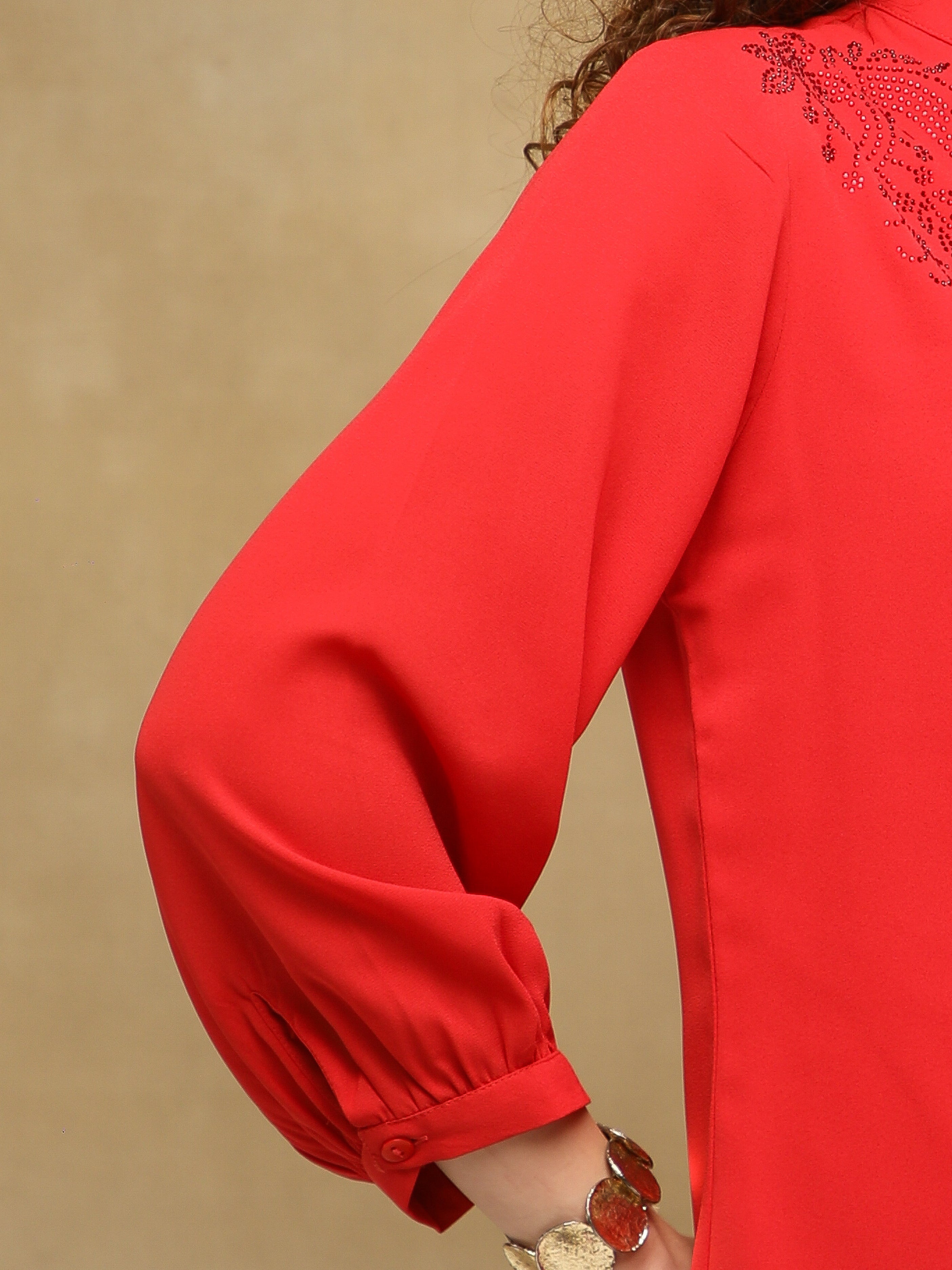 Red Swarovski Shirt