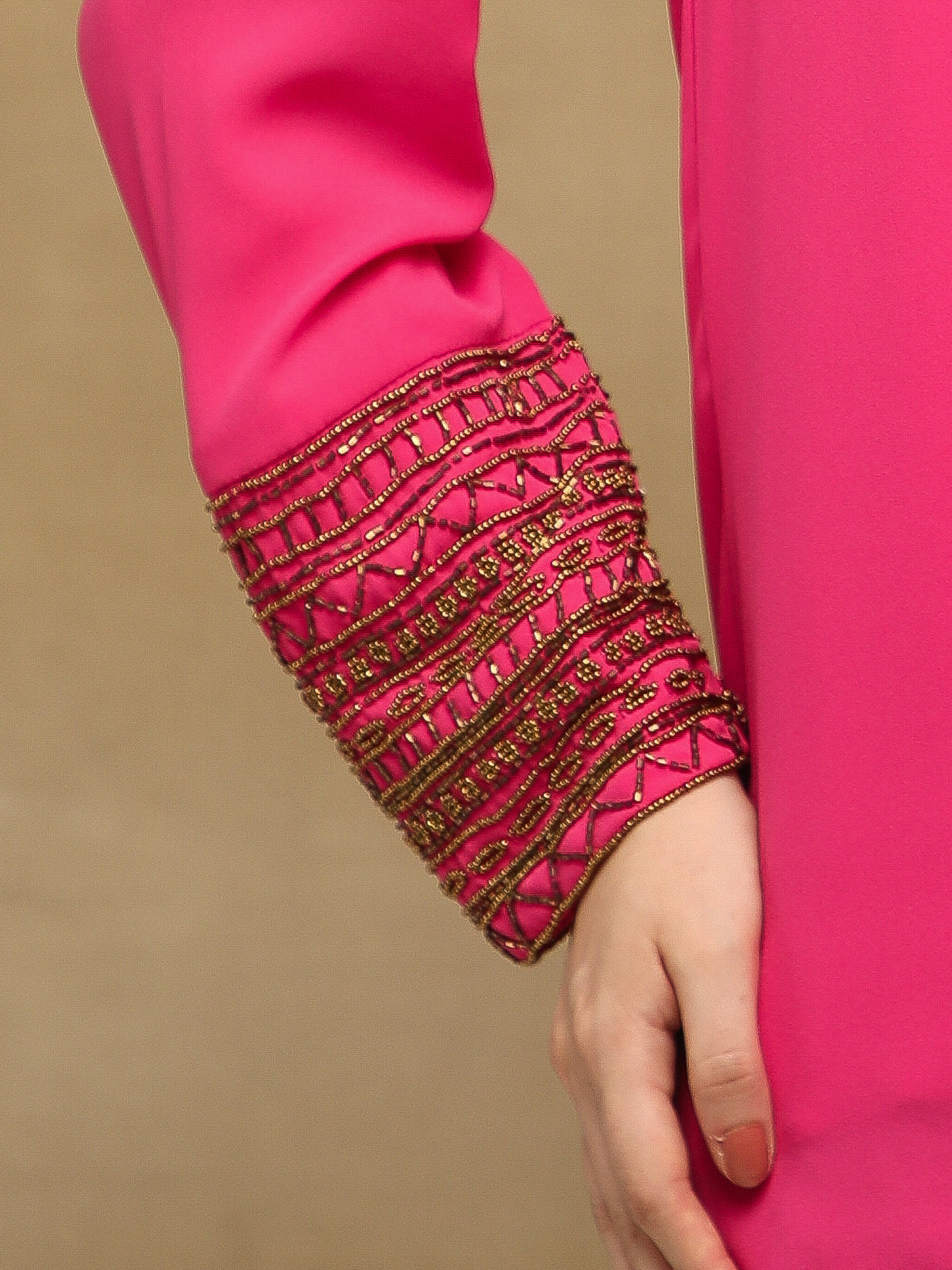 Rosette Embellished Top