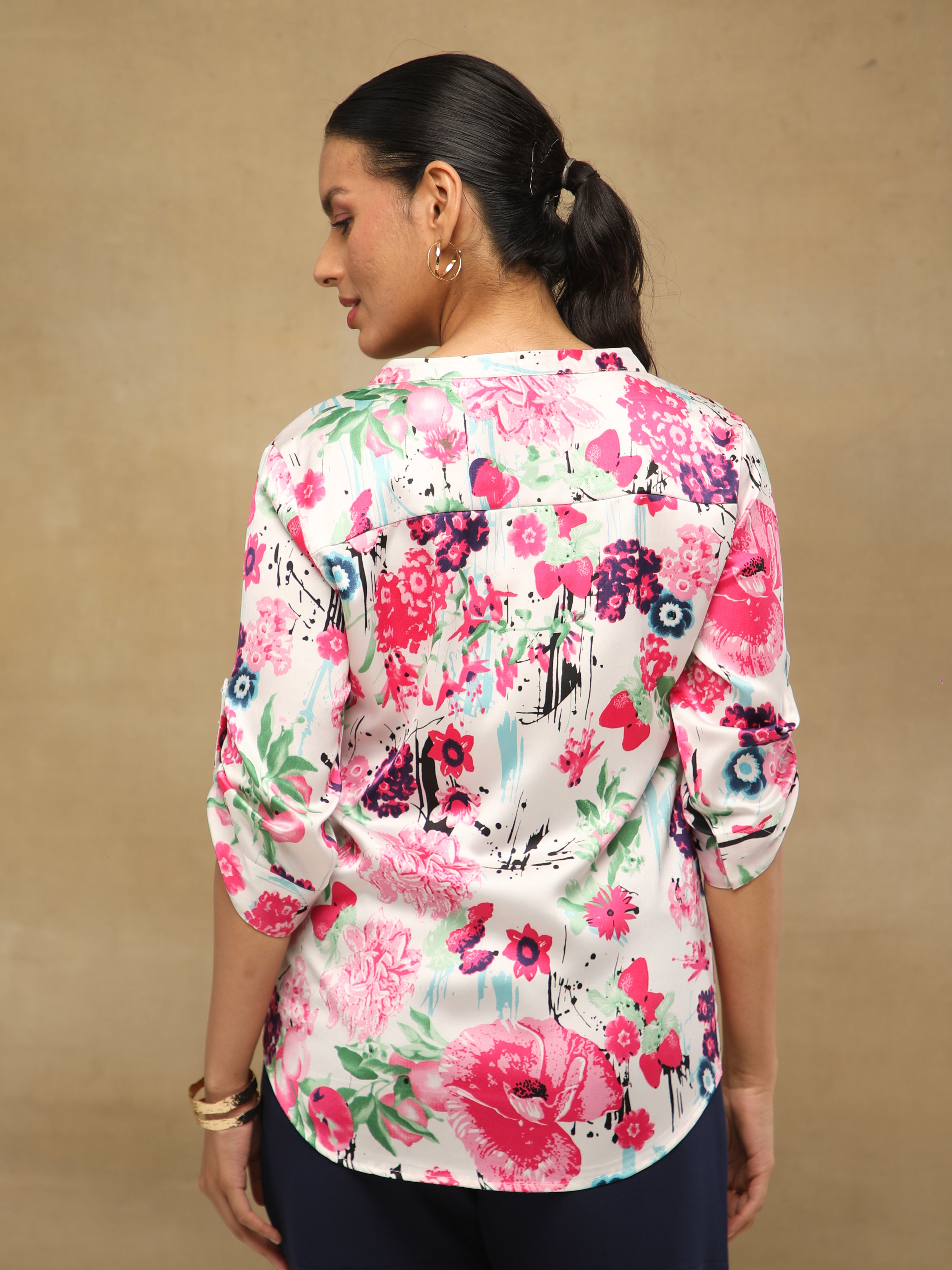 Blossom Pink Satin Top